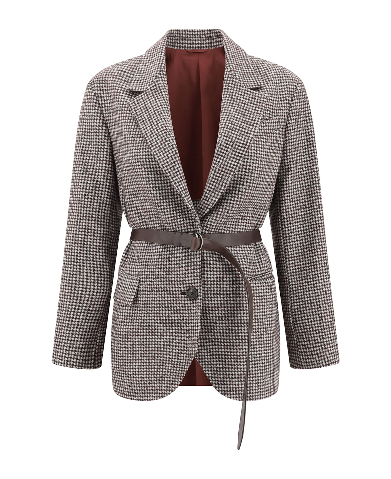Brunello Cucinelli Blazer Jacket With Belt