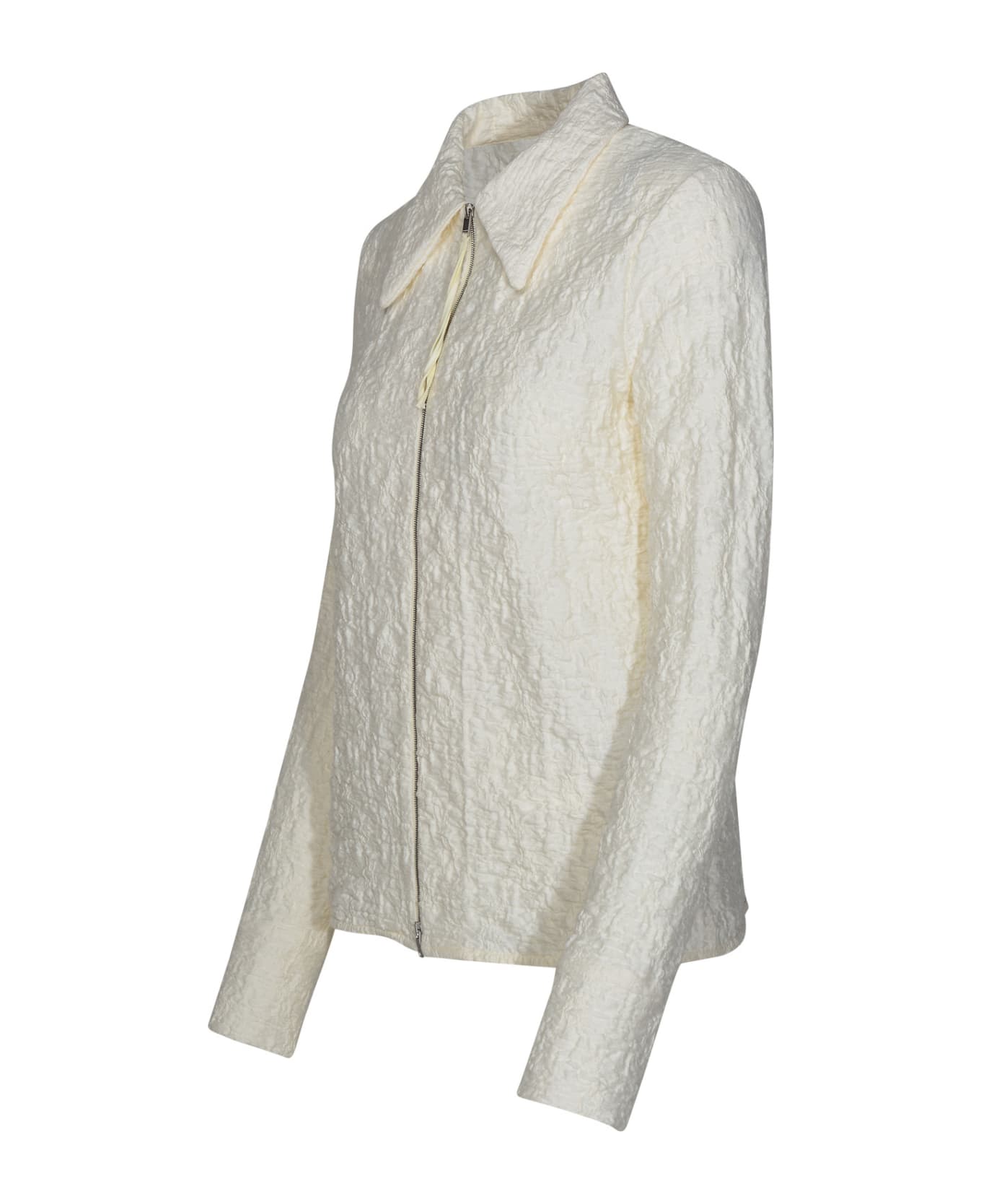 Jil Sander Ivory Cotton Jacket - White ジャケット