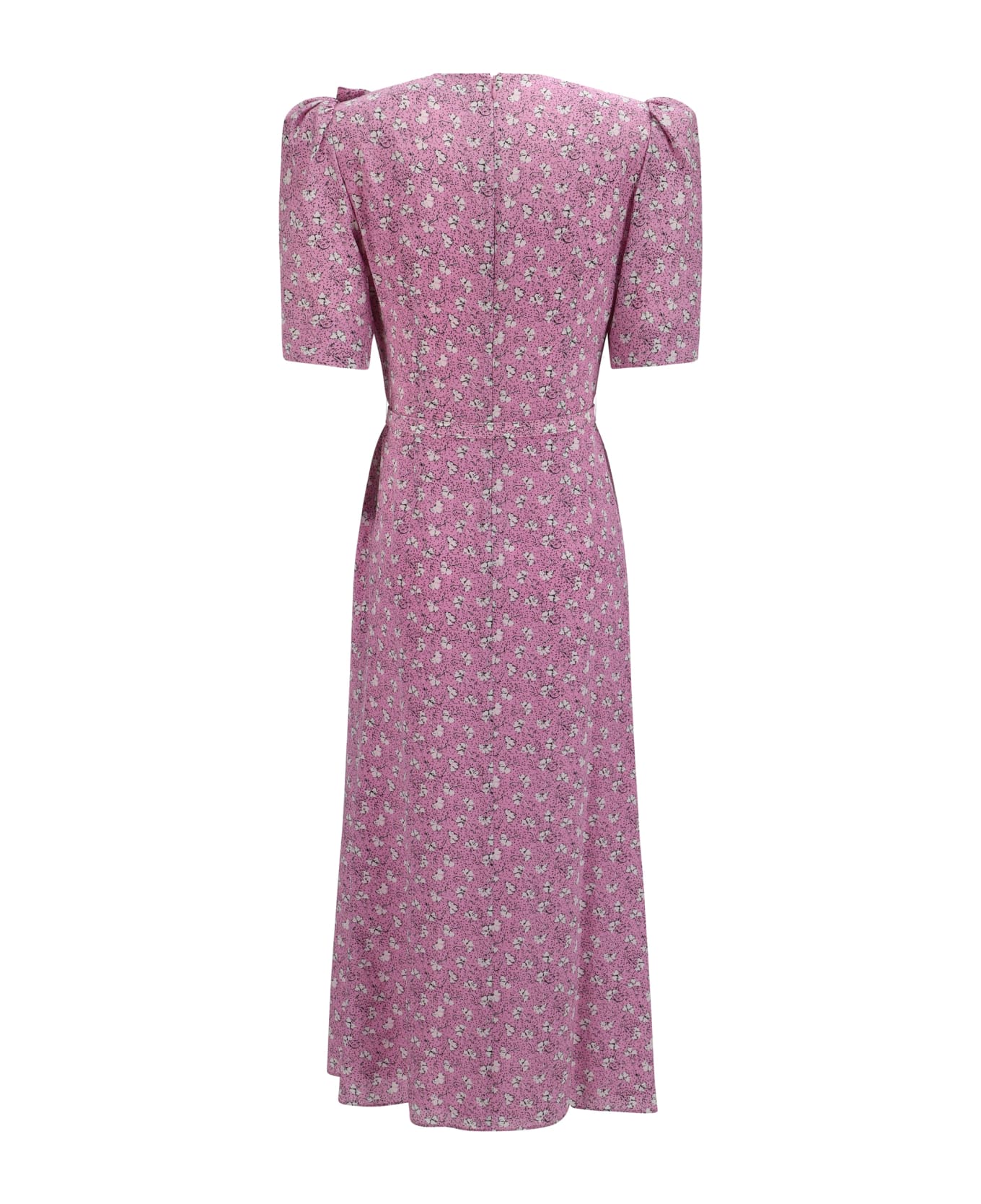 Alessandra Rich Long Dress - Pink-white