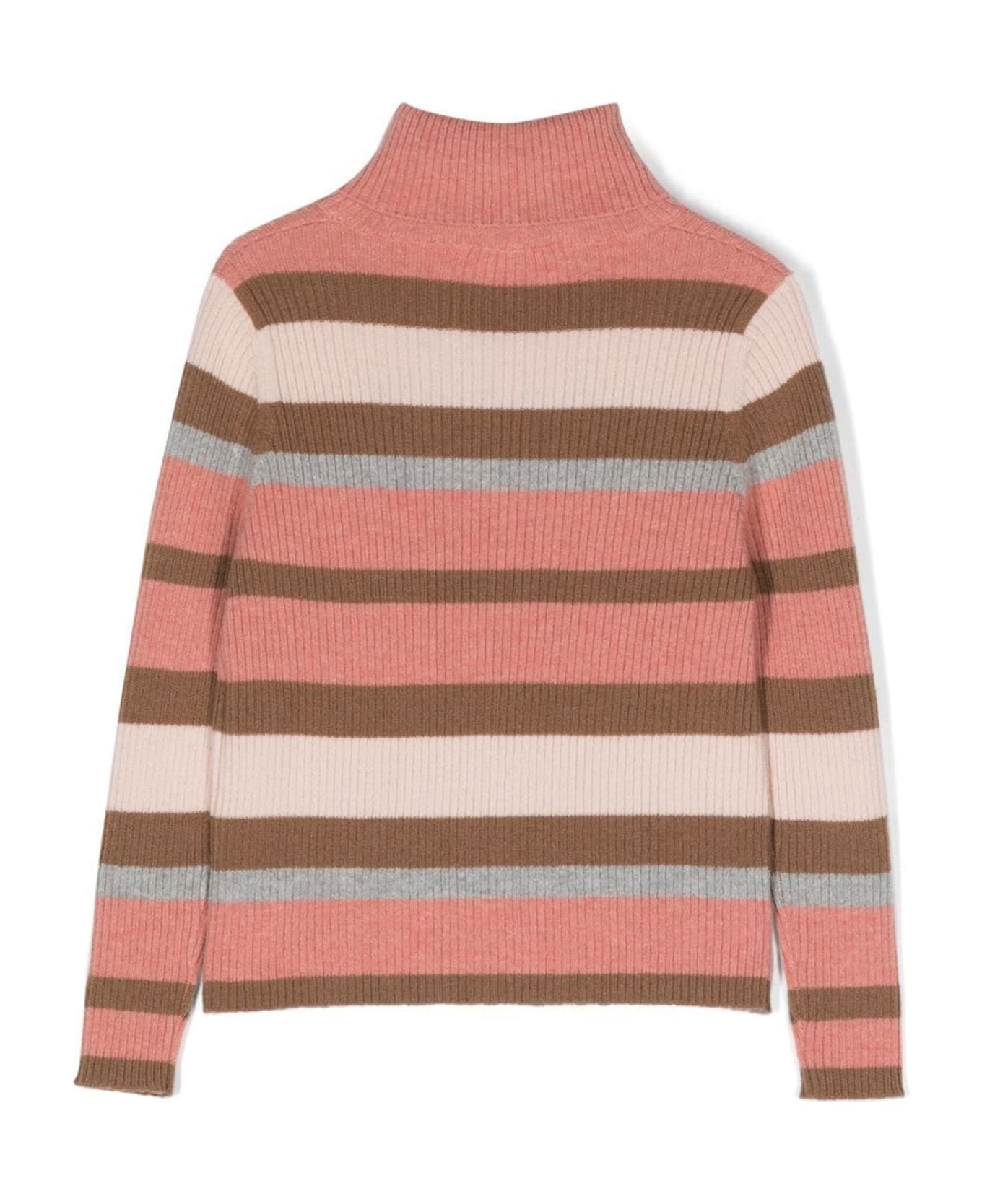 Il Gufo Striped Turtleneck Sweater - MULTICOLOR