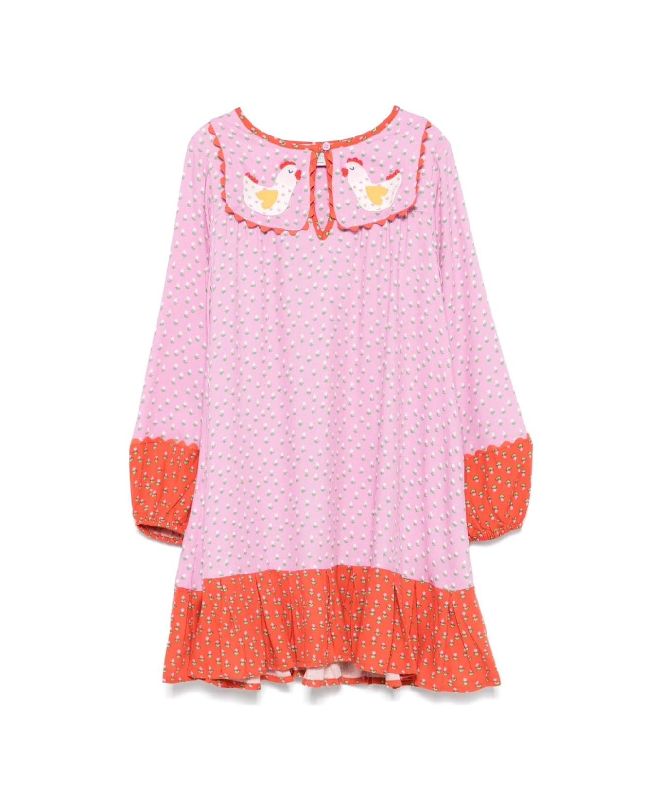 Stella McCartney Kids Abito A Fiori - Pink