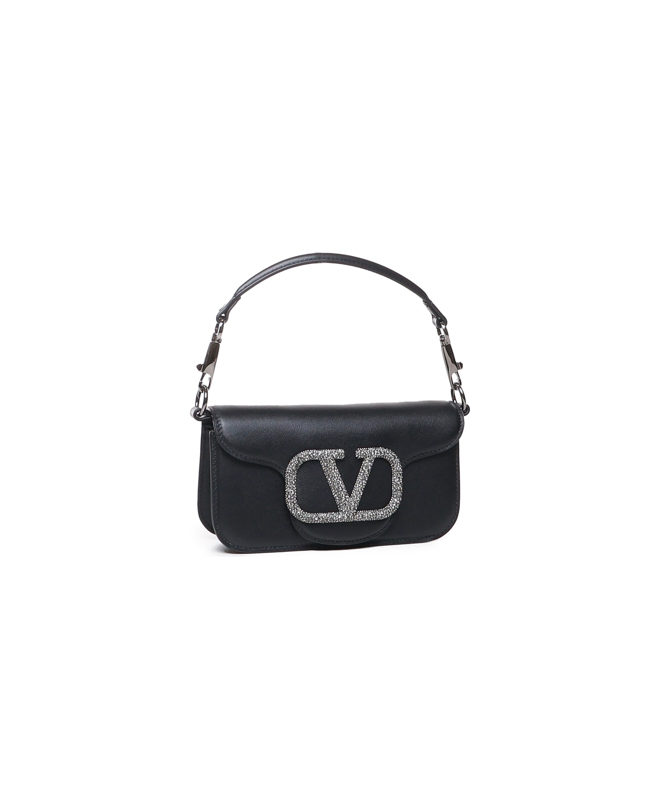 Locò Small Shoulder Bag With Jewel Logo - Thumbnail 3