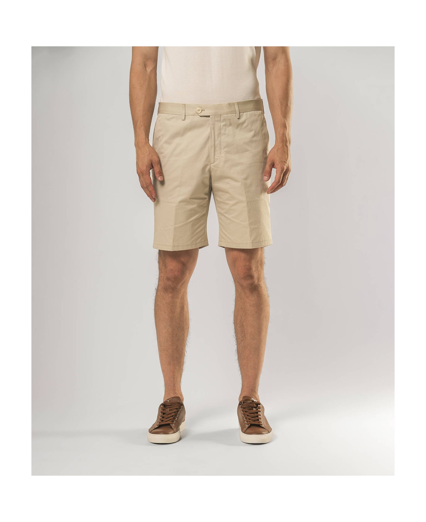 Larusmiani Bermuda Short Poltu Quatu Shorts - Beige
