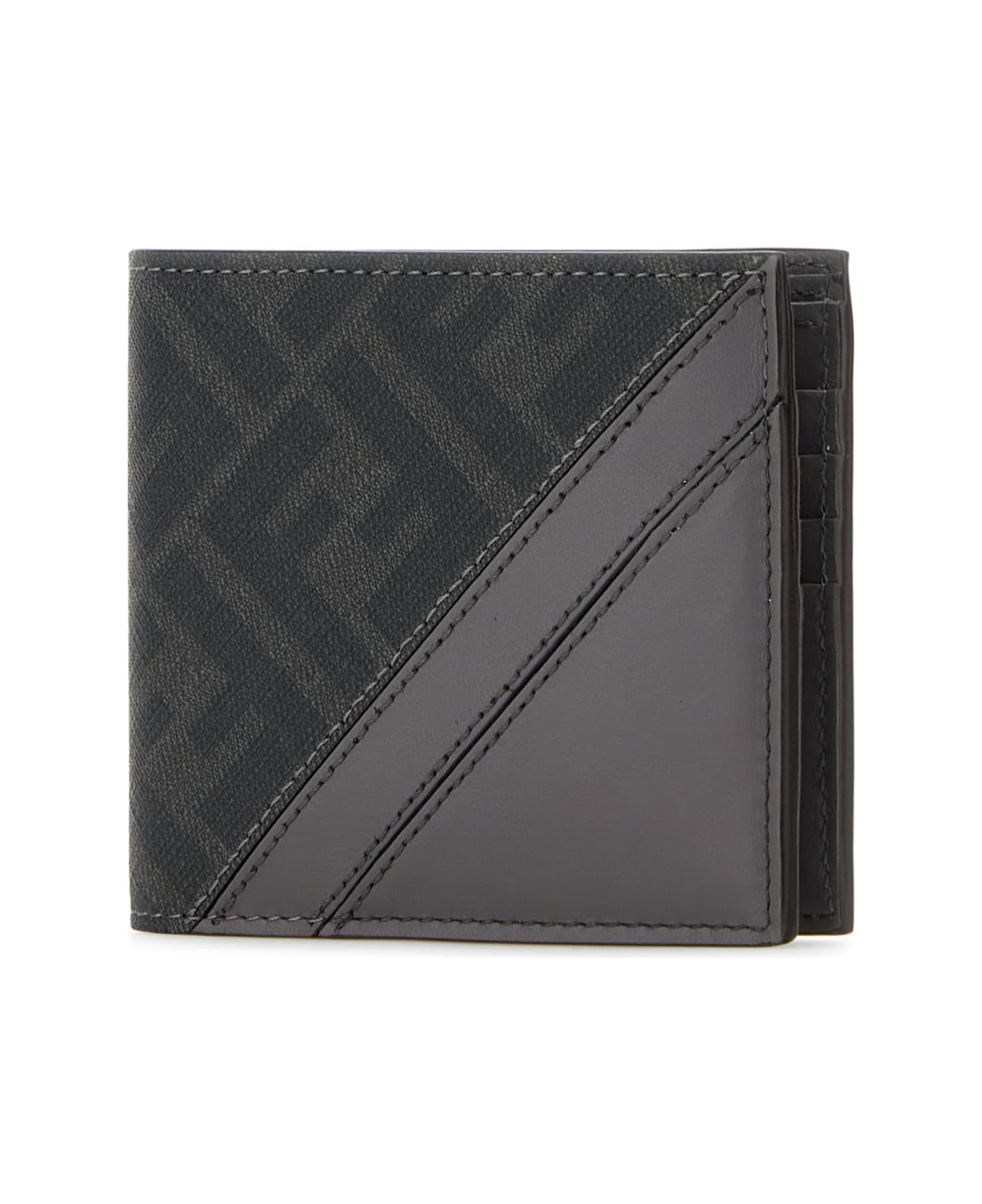 Fendi Bifold Ff Logo - GREY