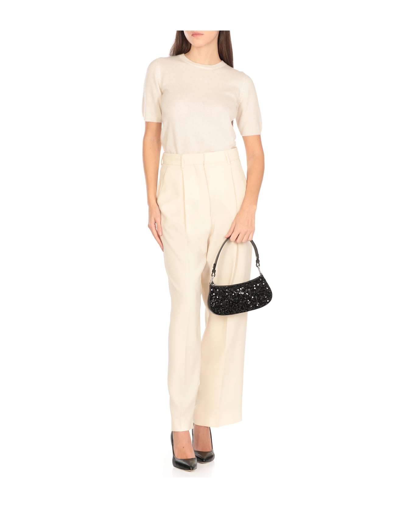 Coccinelle Merveille Paillette Bag - Black