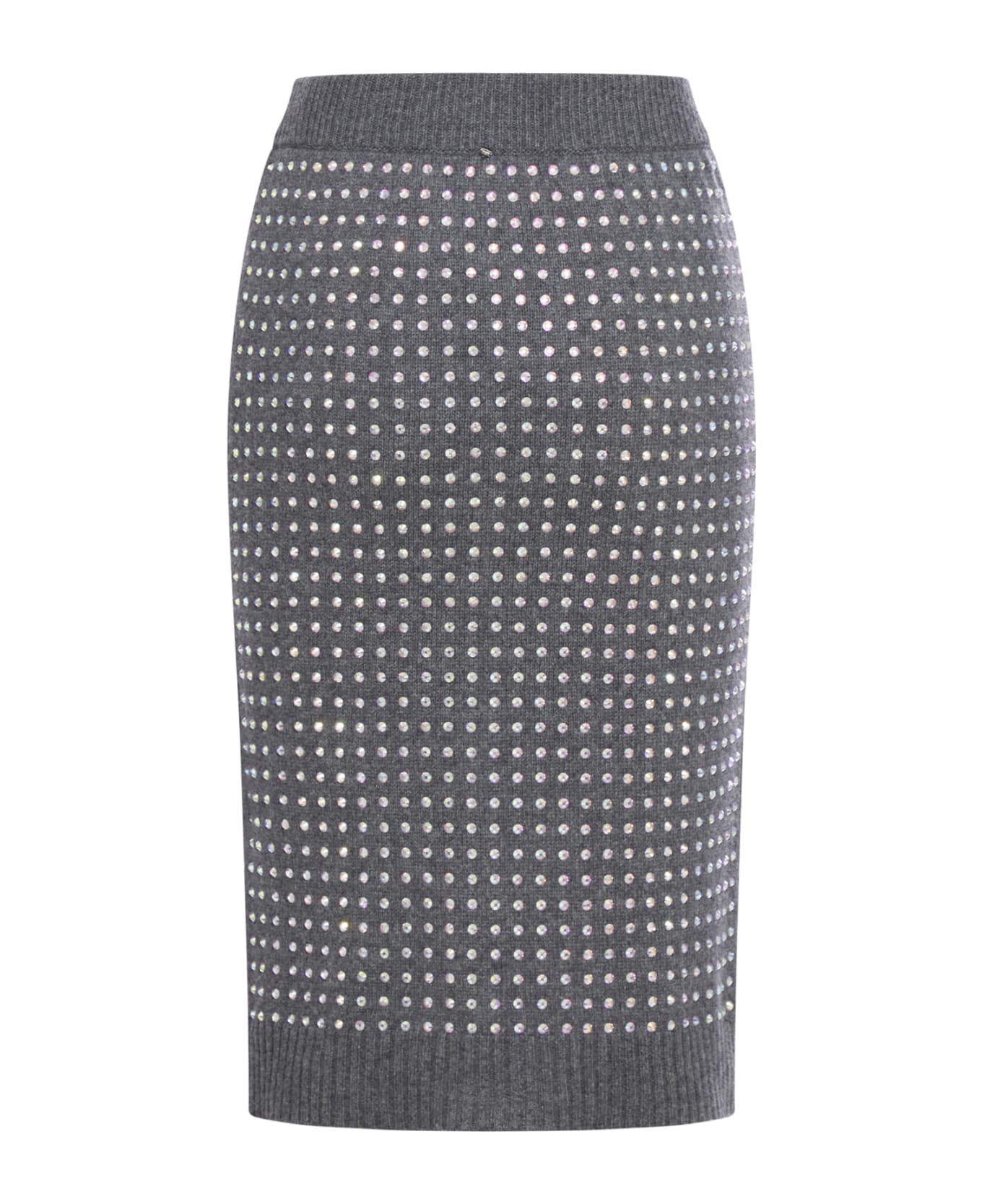SportMax Dentice Skirt - Medium Grey