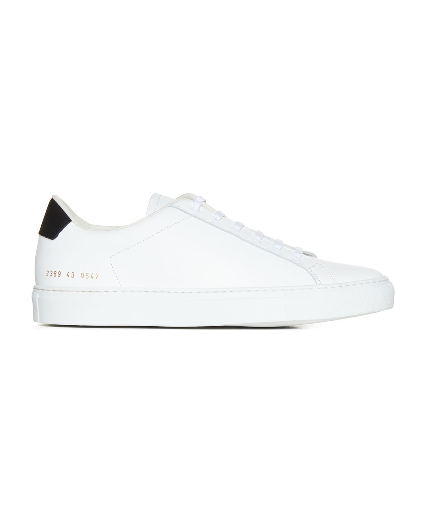 Common Projects White Leather Sneakers - White