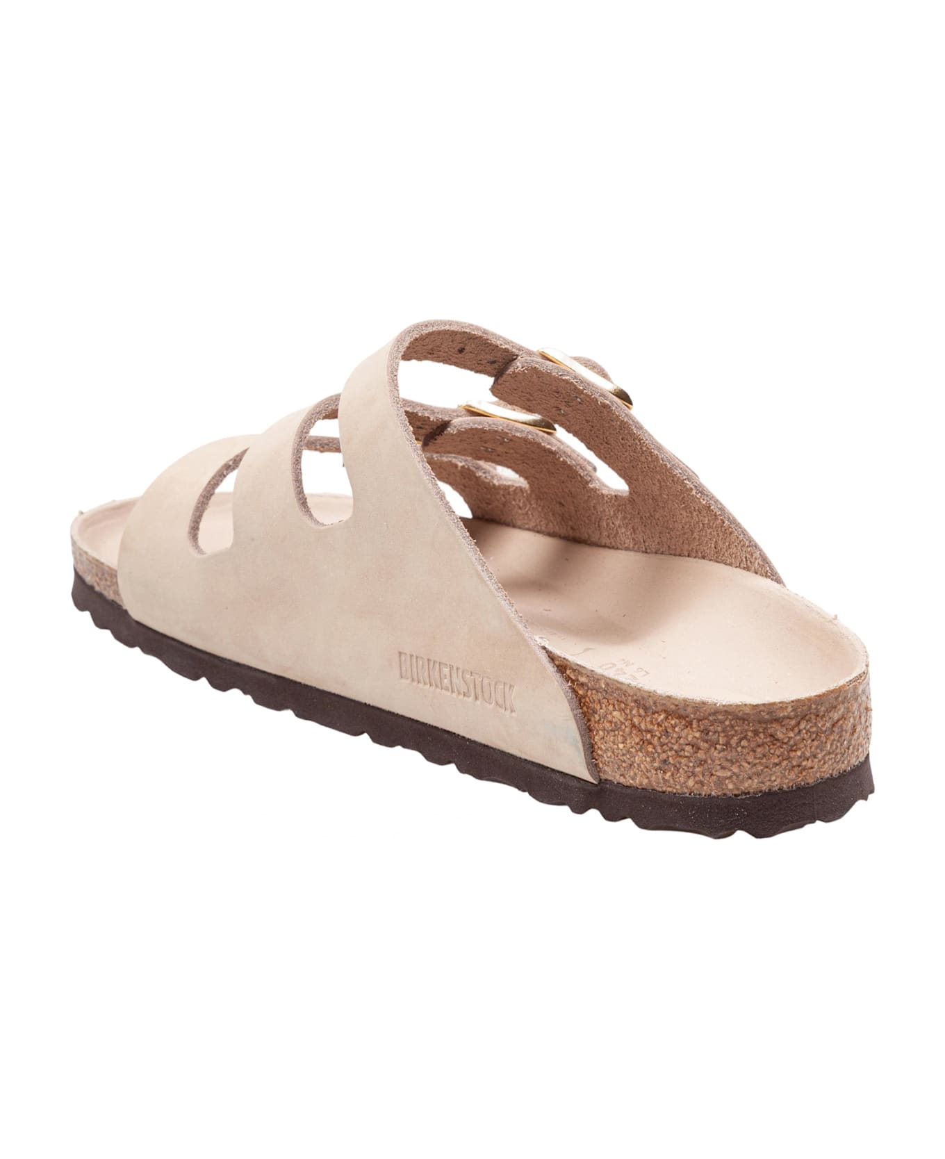 Birkenstock Florida Sandal In Sand Leather - Sand