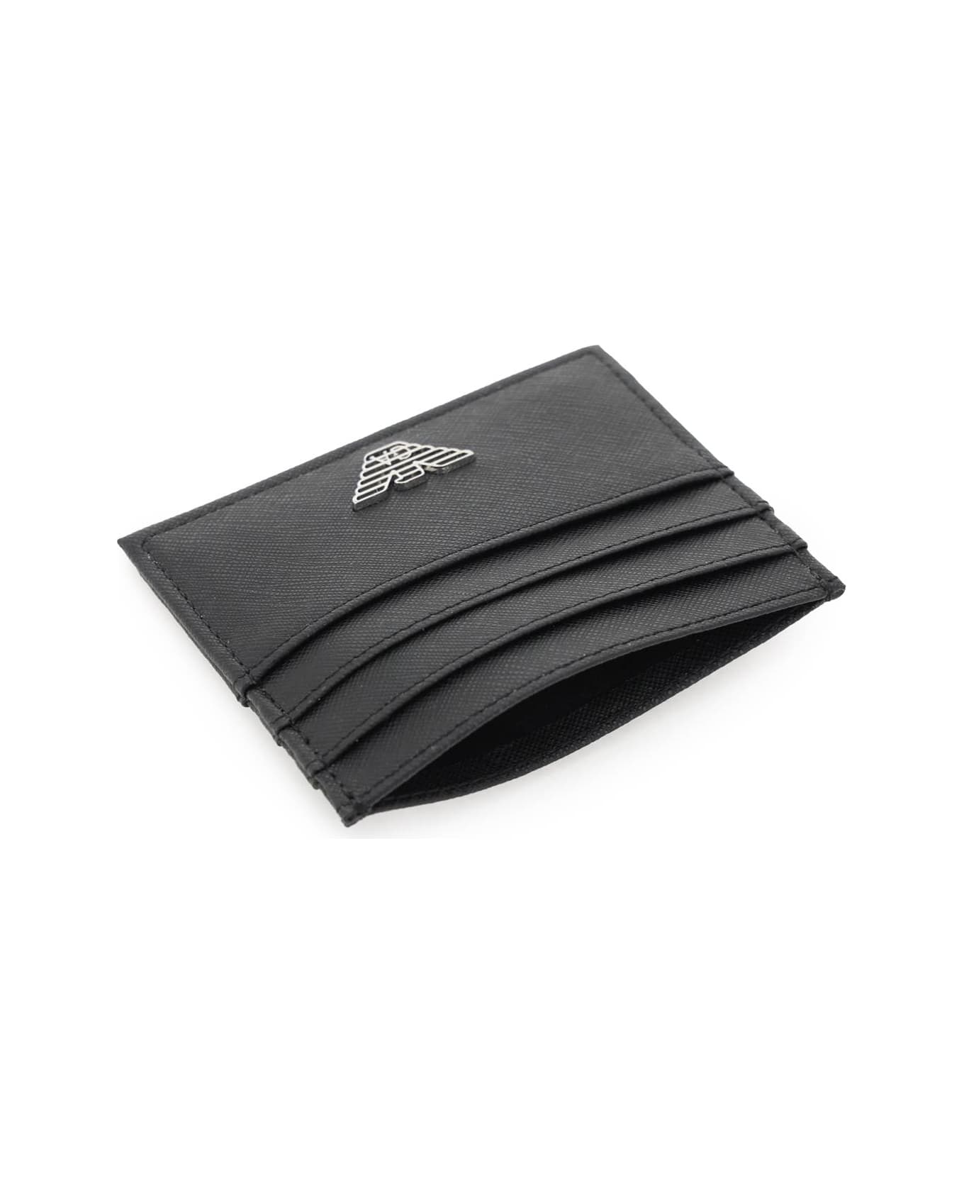 Emporio Armani Eagle Cardholder - Black 財布