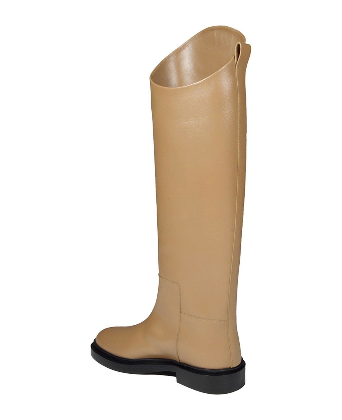 Jil Sander Almond-toe Knee-length Boots - Cammello ブーツ