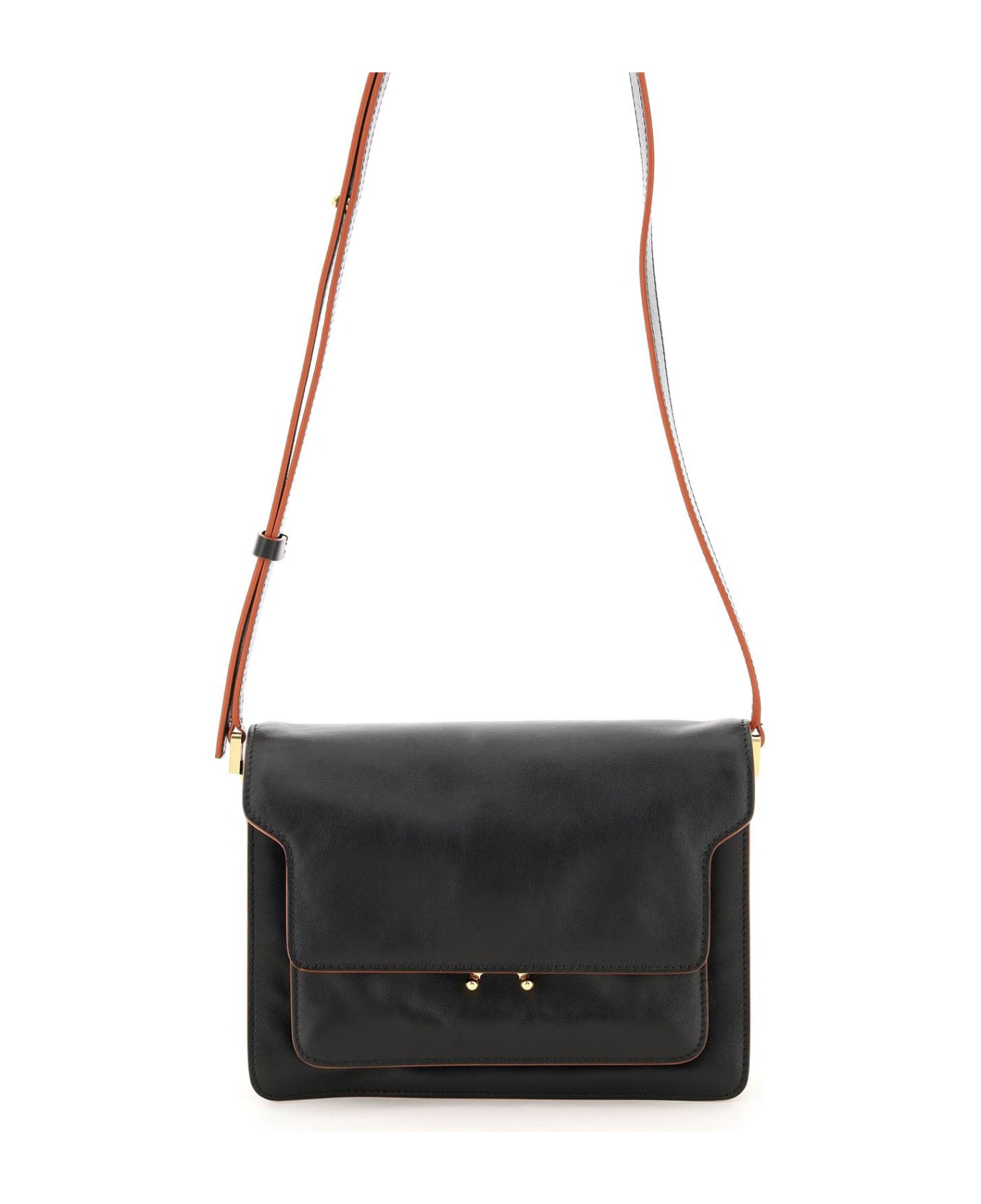 Marni Trunk Soft Medium Shoulder Bag - Black