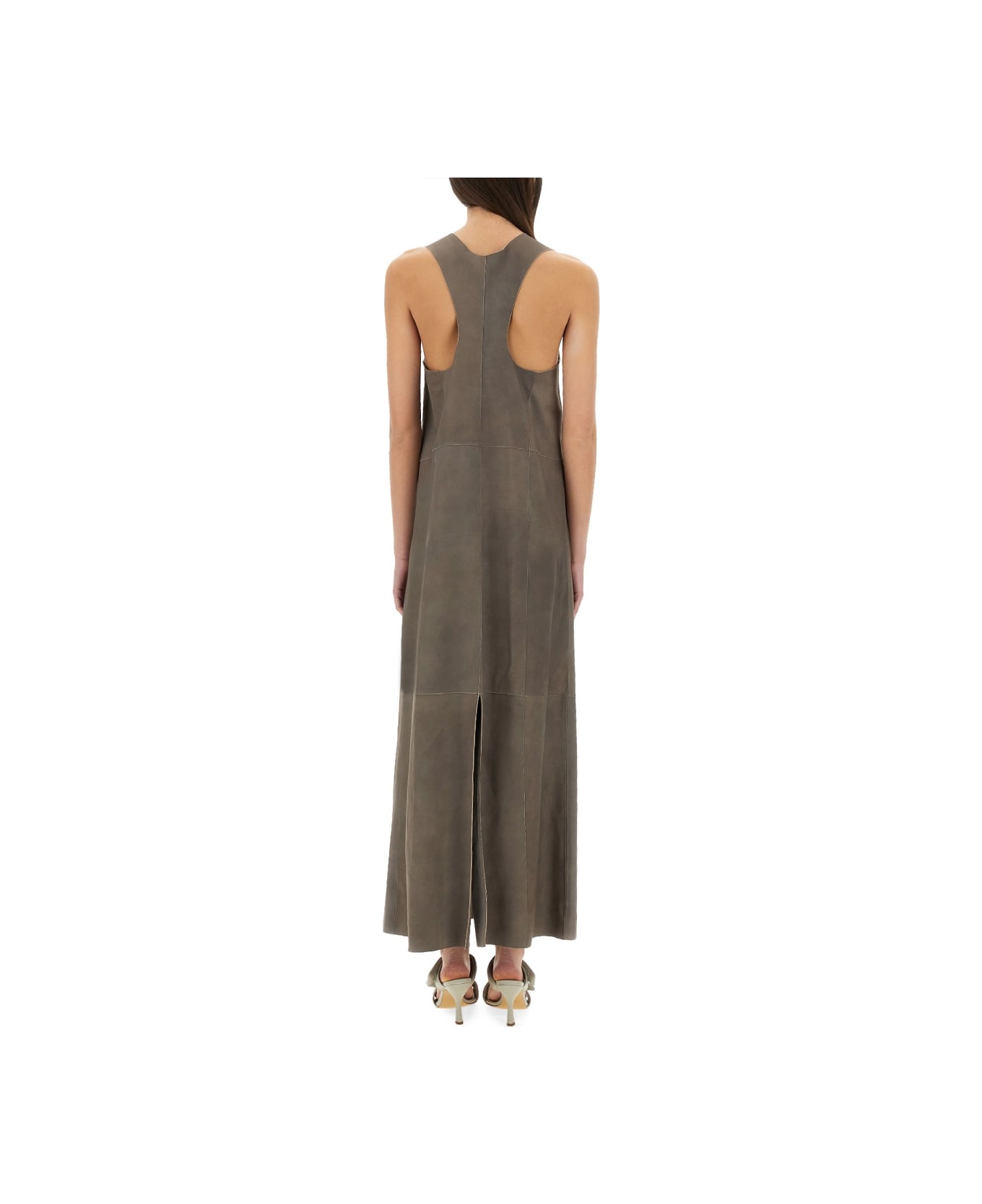 Alysi Suede Dress - GREY