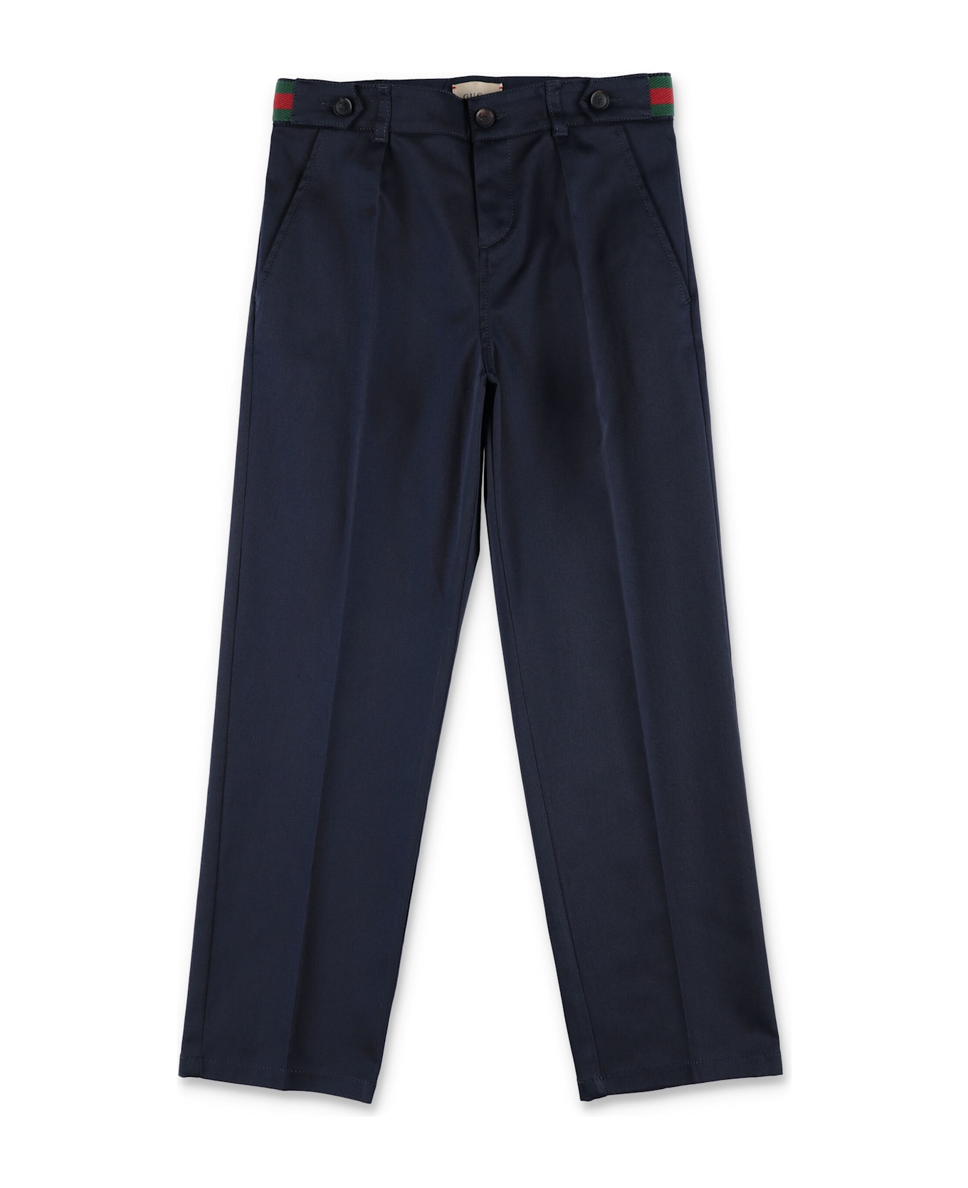 Gucci Kid - Gabardine Pants - BLU