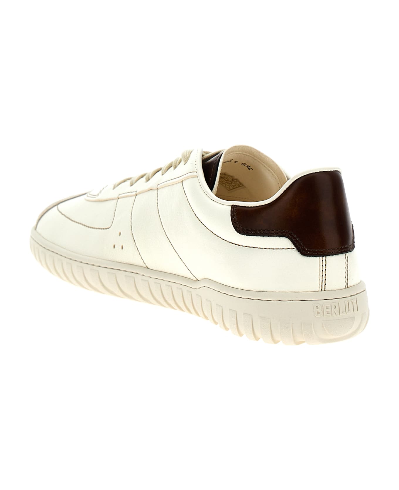 Berluti Leather Sneakers - White