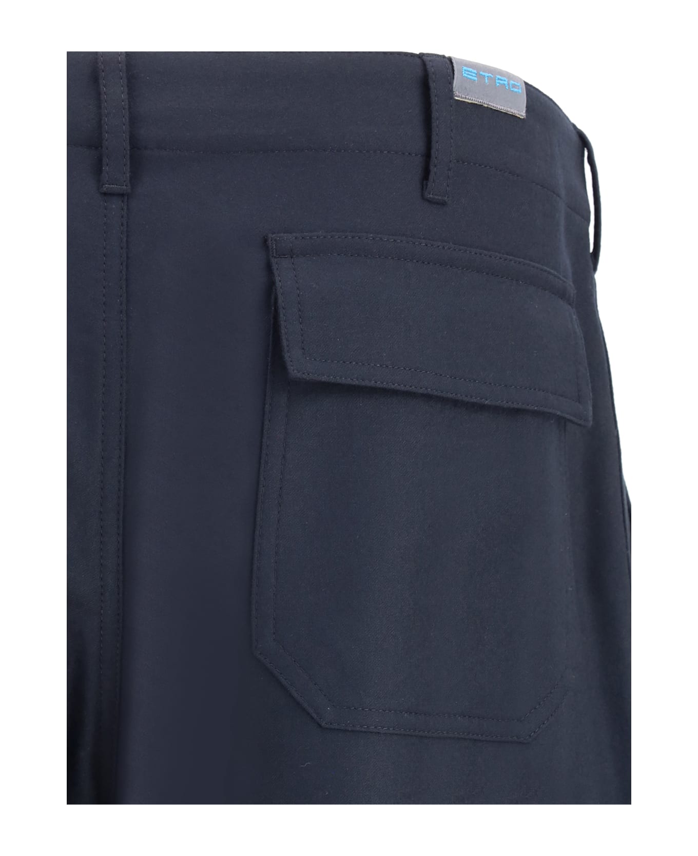 Etro Flannel Cargo Pants