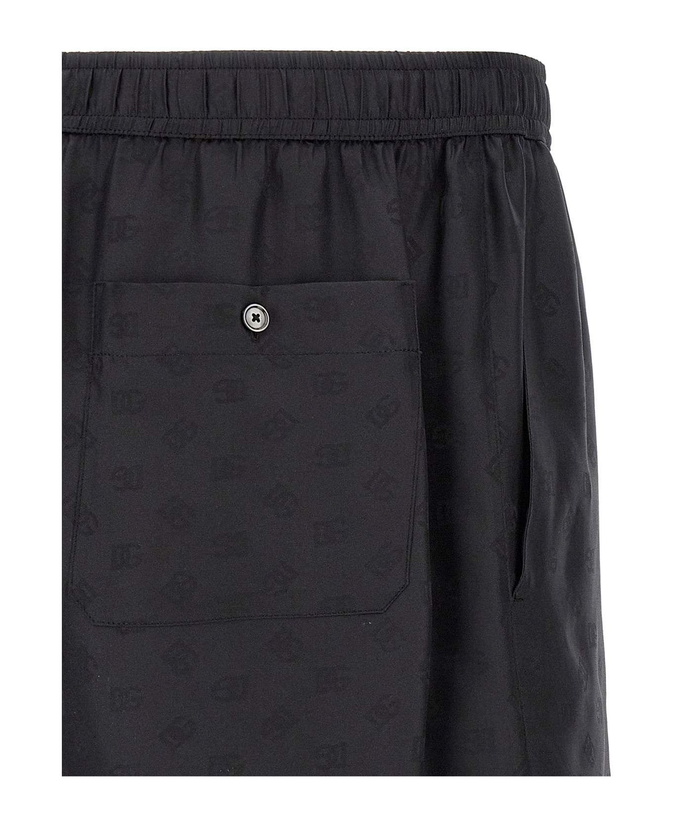 Dolce 
Gabbana Bandana Silk Bermuda Shorts - White/Black