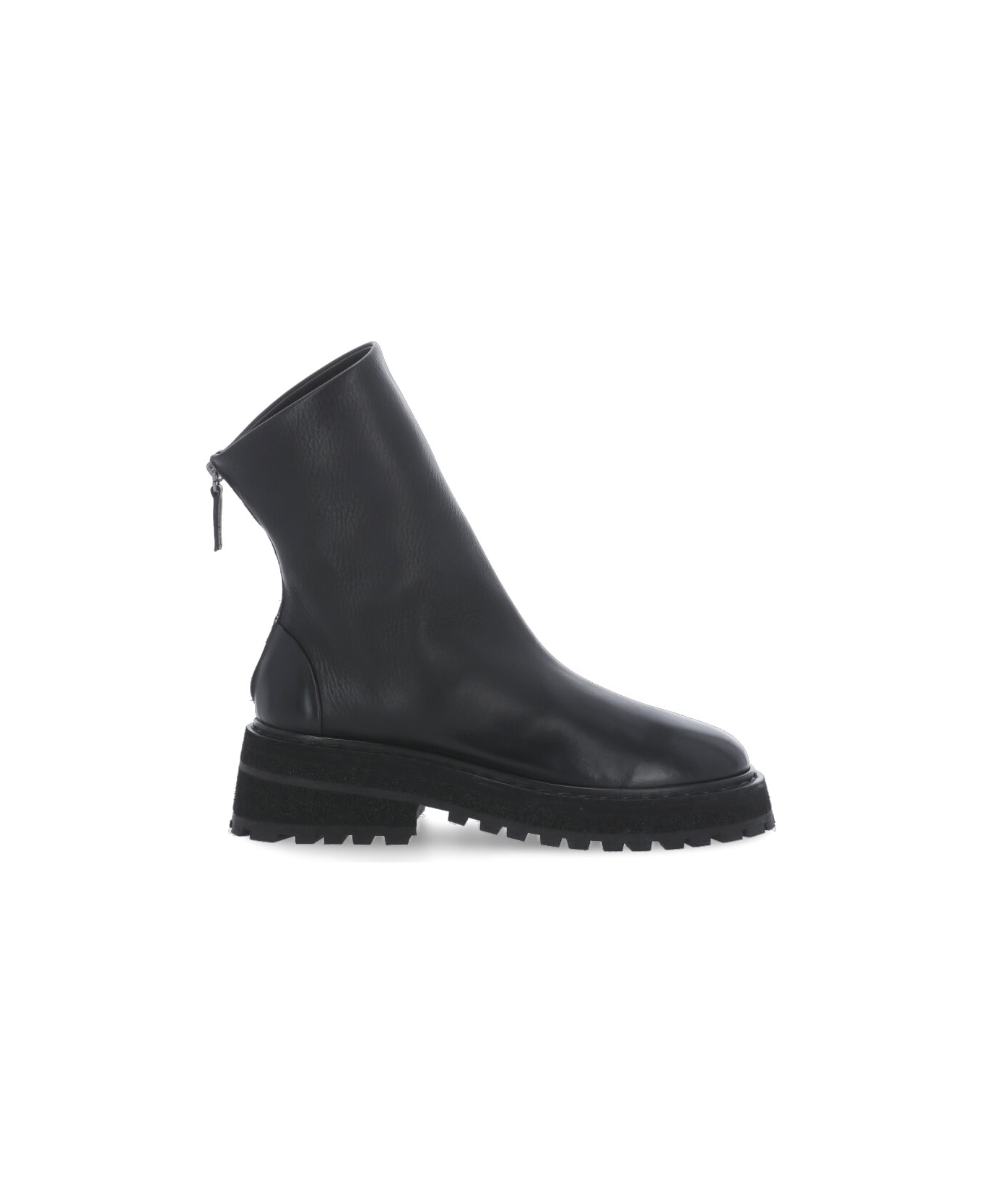 Marsell Leather Boot - Black