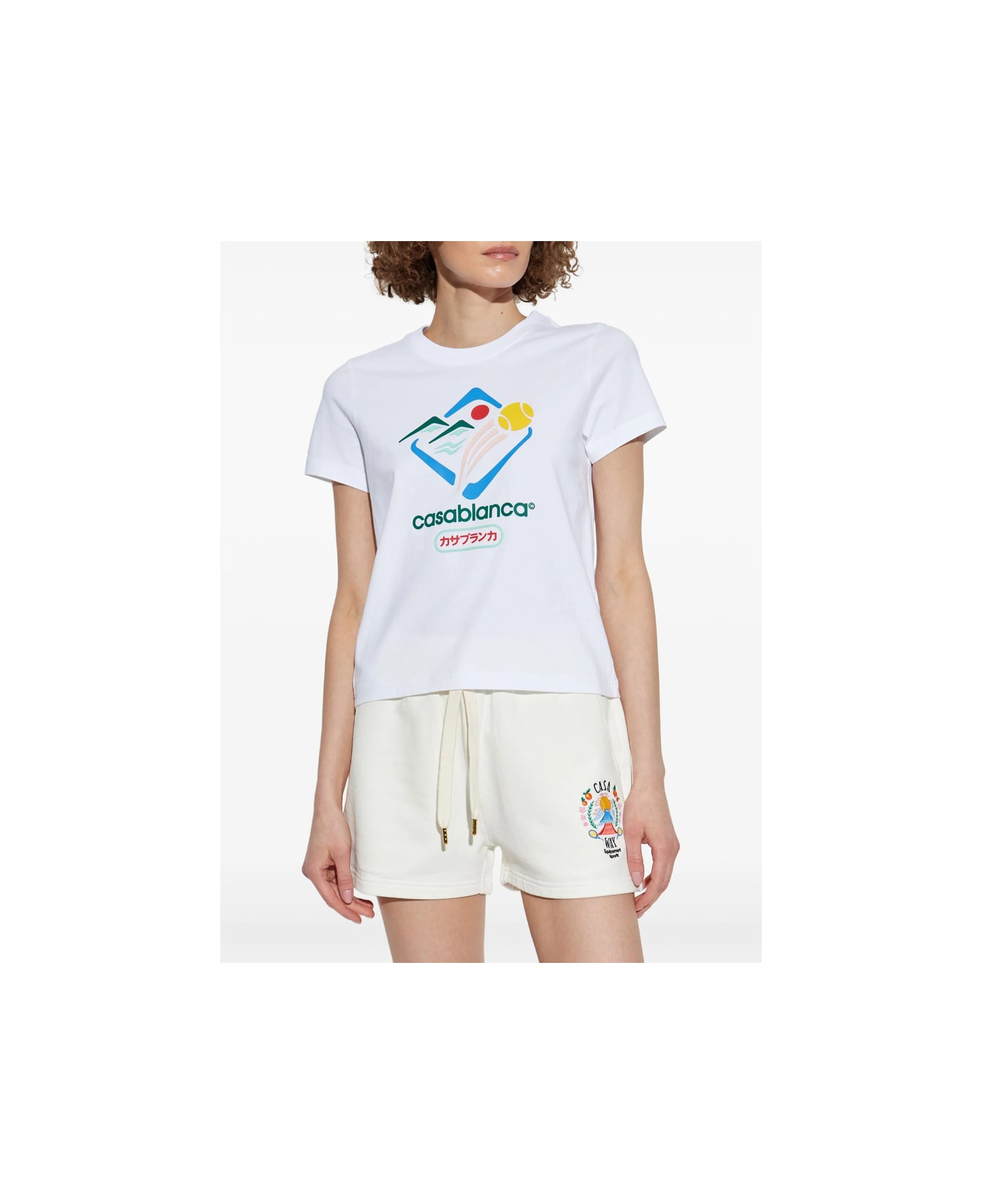 Casablanca T-shirt - WHITE