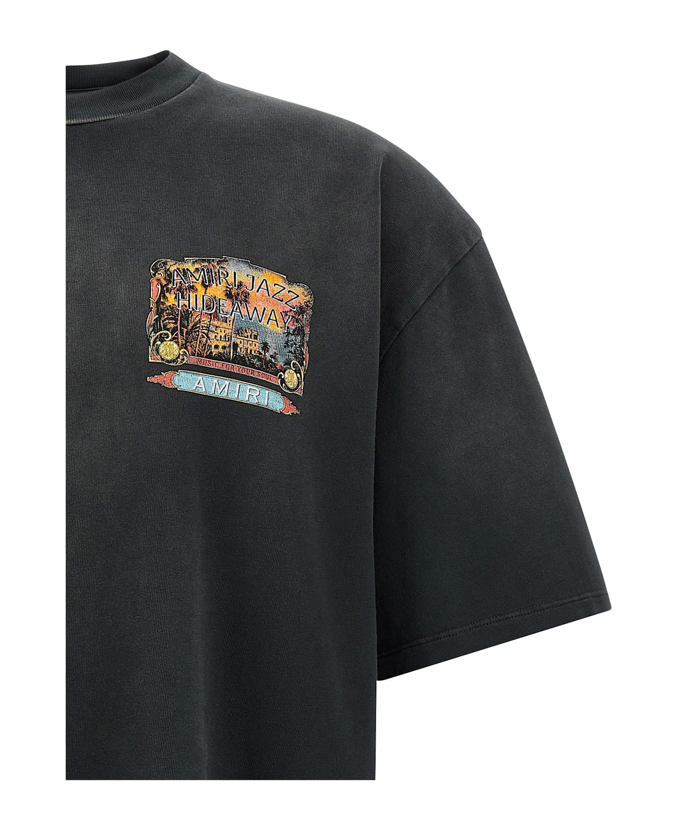 AMIRI 
amiri Jazz Hideaway
 T-shirt - BLACK