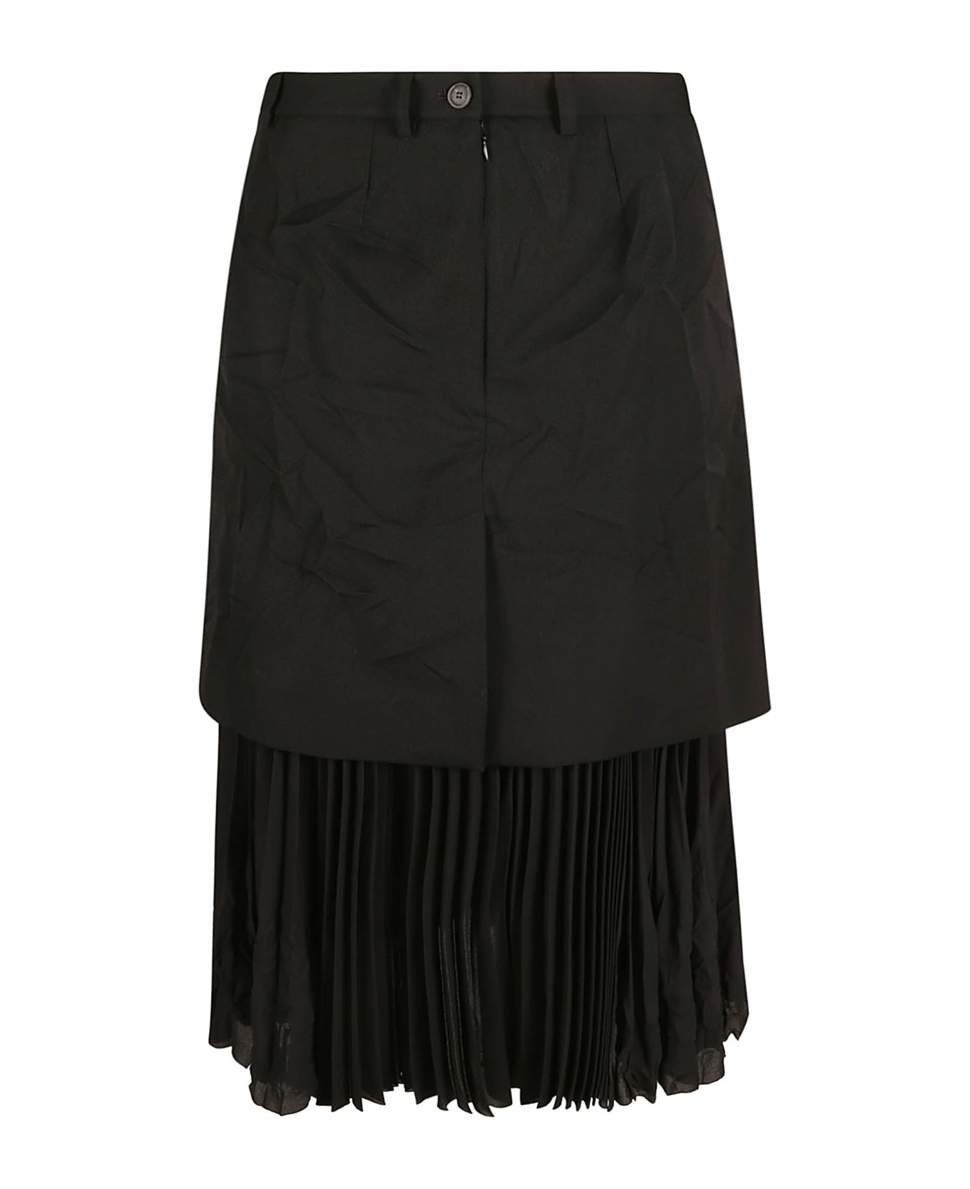 Balenciaga Layered Skirt - Black