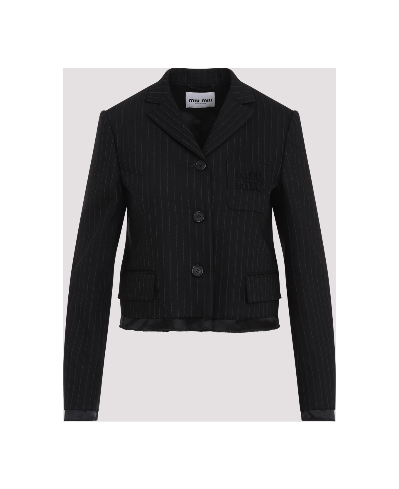 Miu Miu Wool Jacket - Nero
