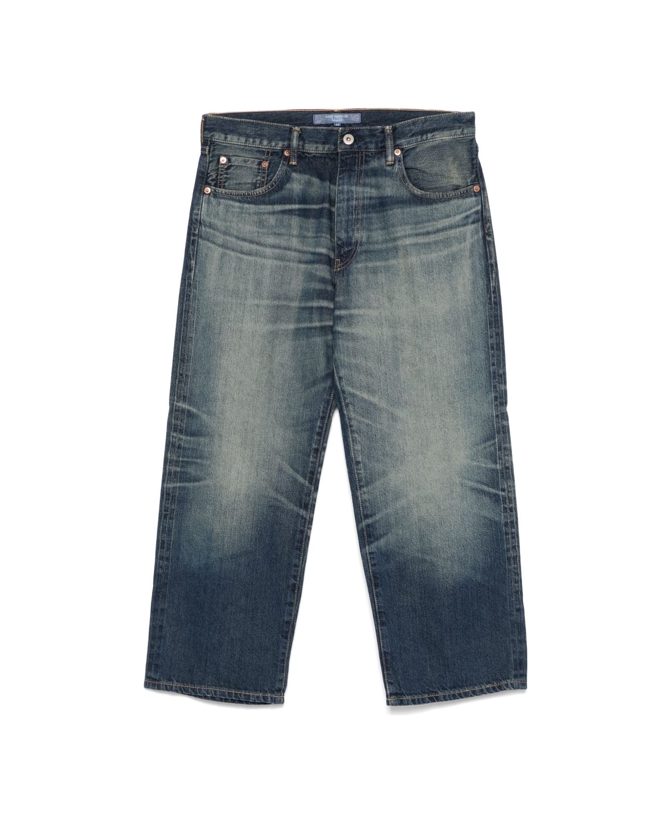 Junya Watanabe Cropped Denim Jeans - Blue