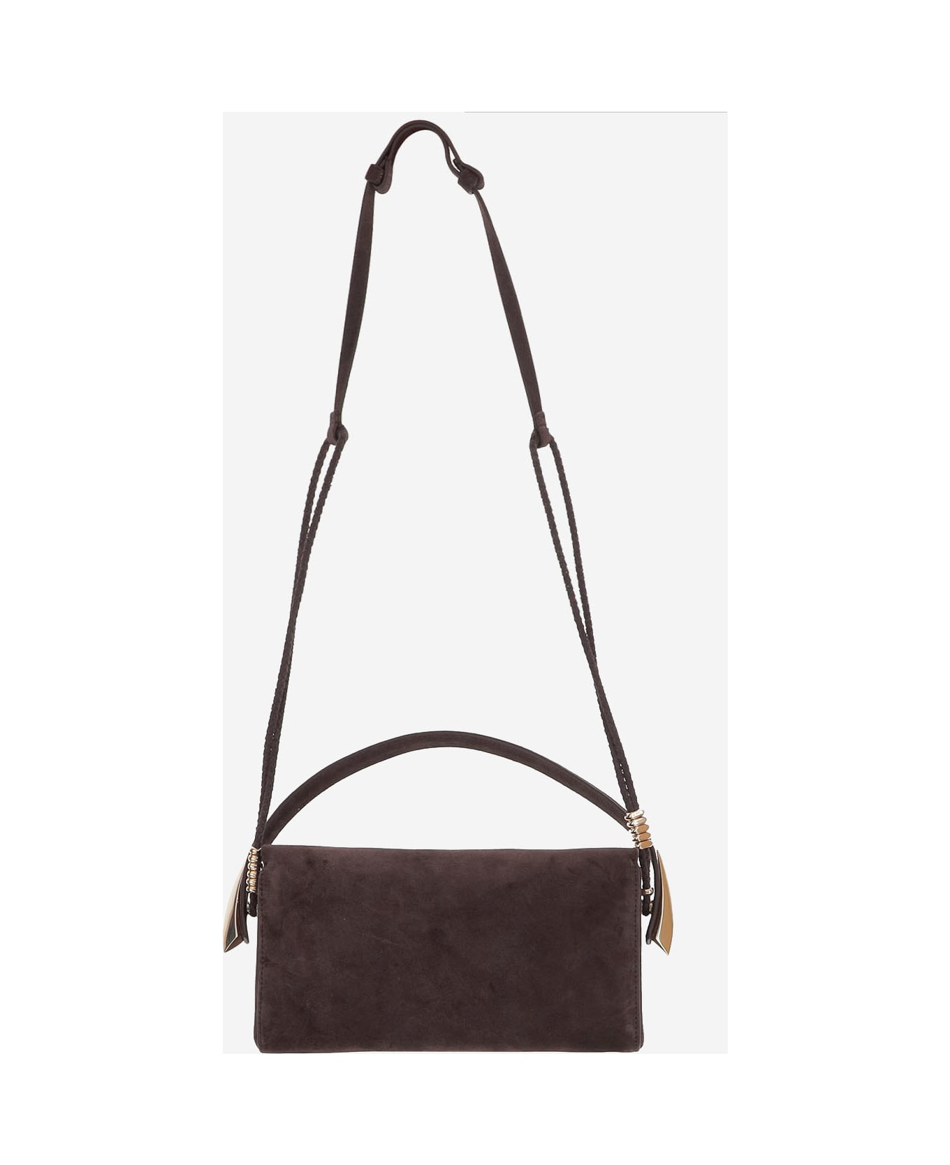 Benedetta Bruzziches Elif Suede Bag - Brown