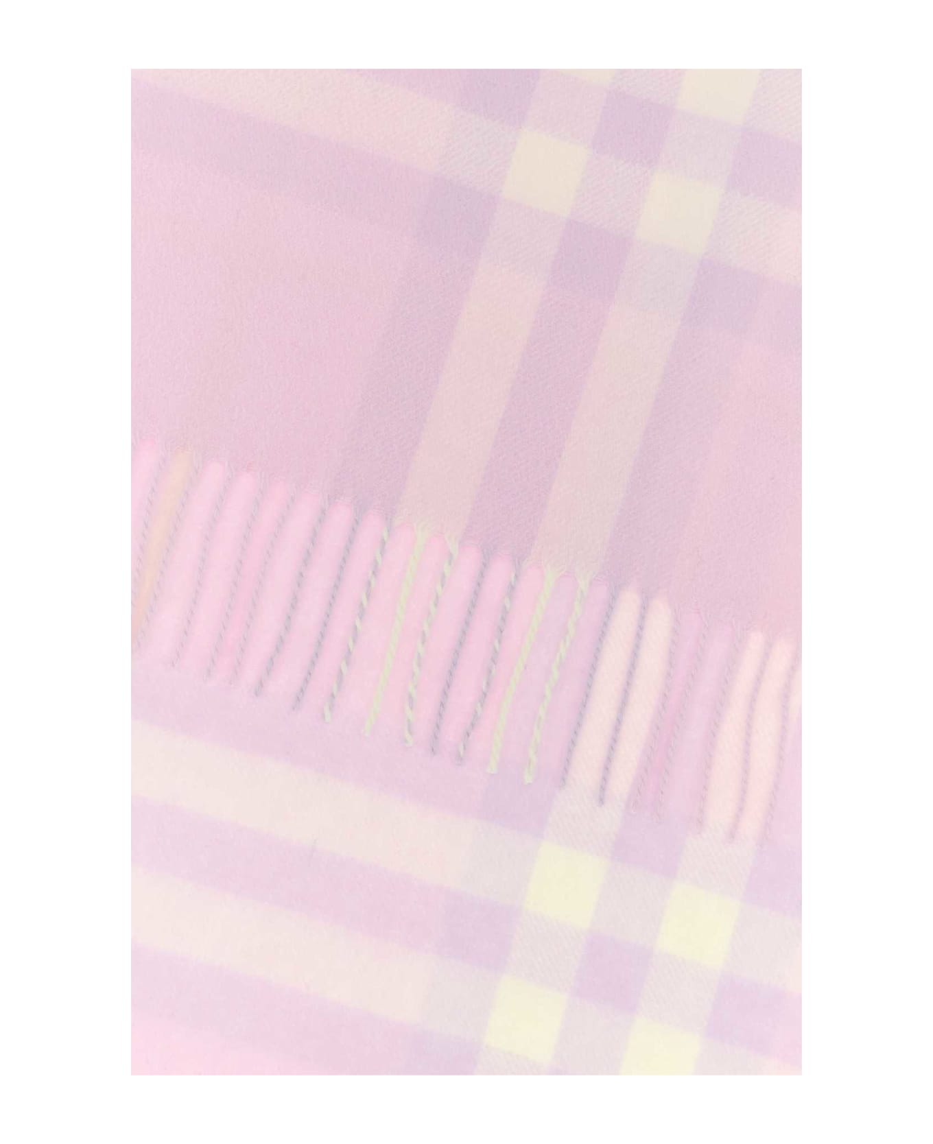 Burberry Embroidered Cashmere Scarf - FONDANTPINK