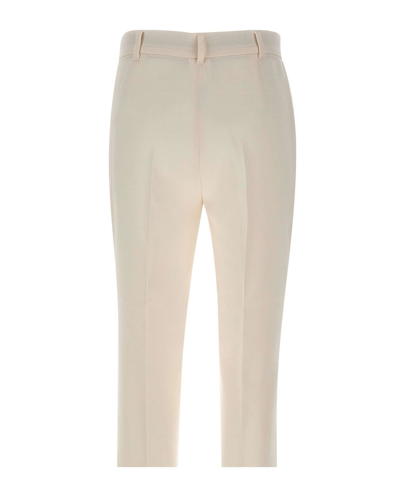 Max Mara Studio High Waist Straight Leg Pants Max Mara Studio - BUTTER