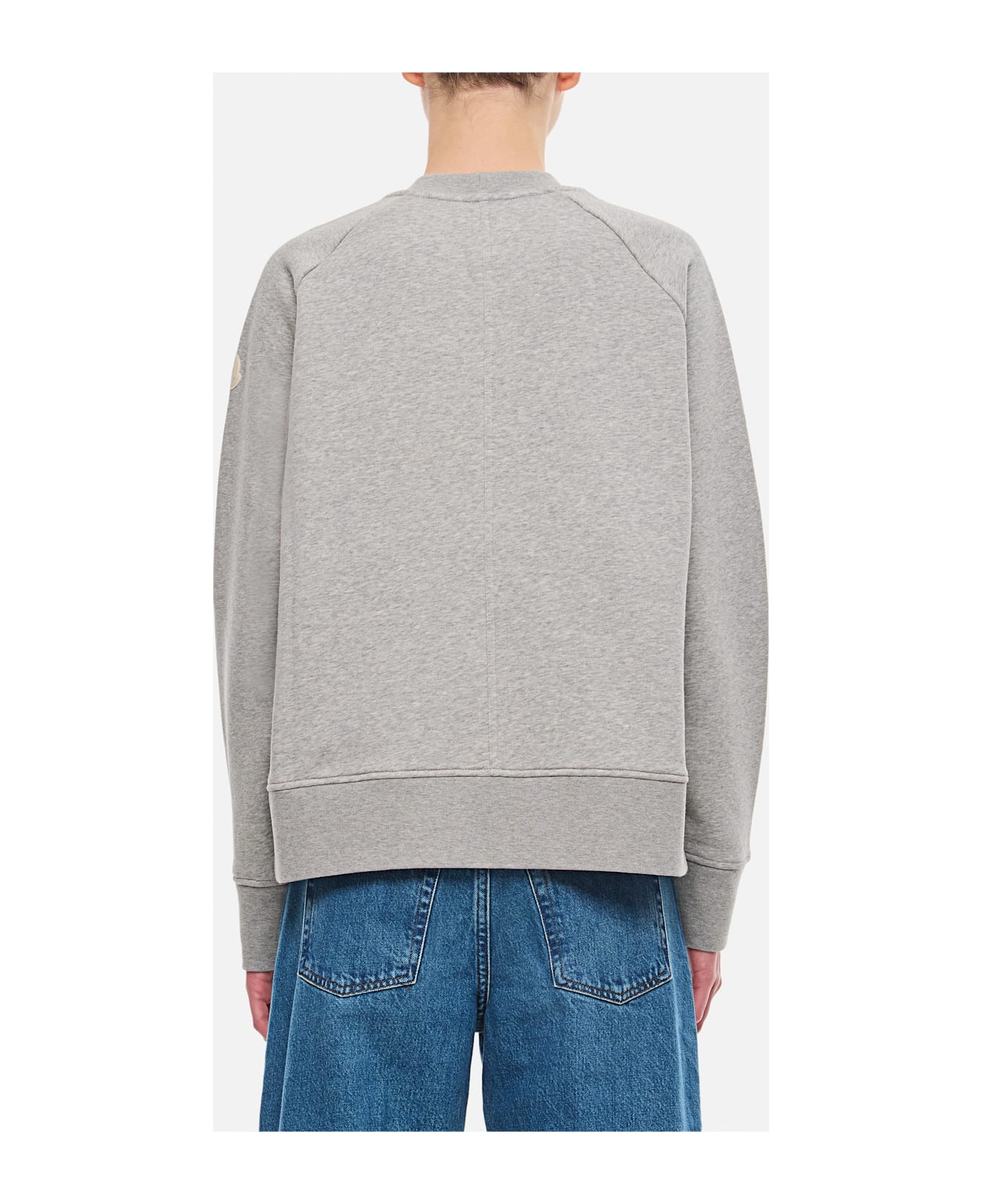 Moncler Logo Sweater - Grey