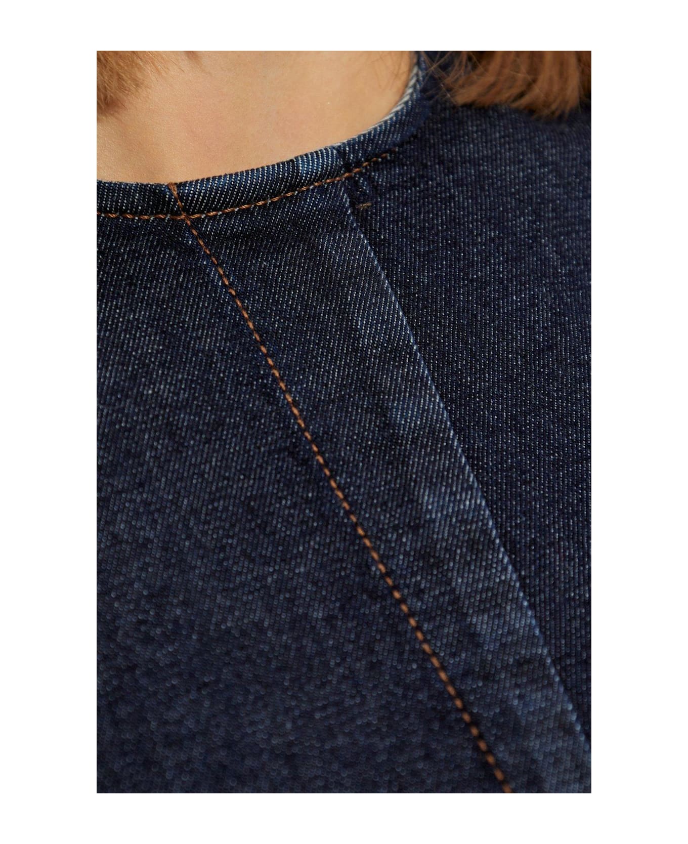 【送料&関税込】SportMax Geranio Denim Midi Dress Geranio denim midi dress in blue - Sportmax | Mytheresa