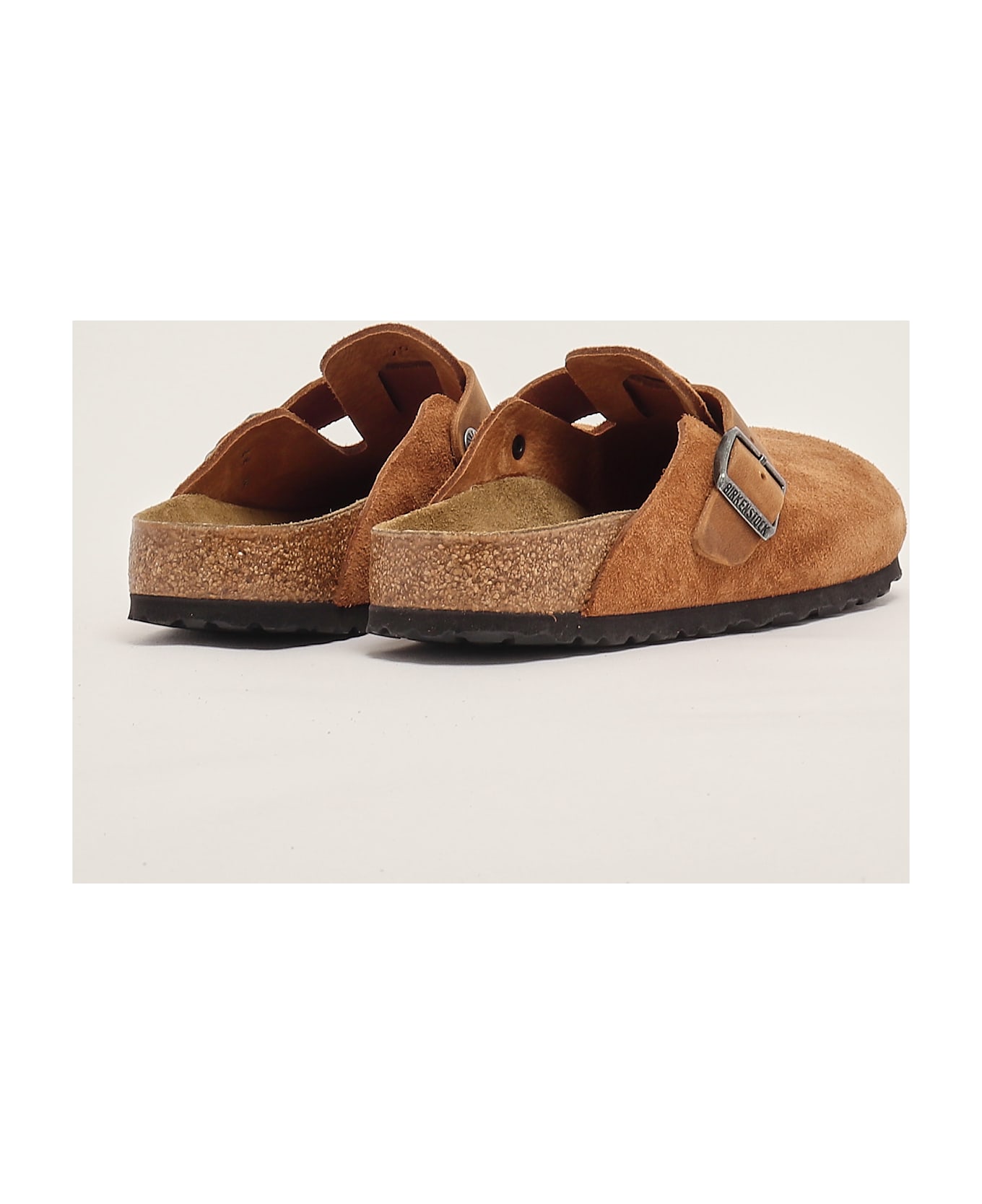 Birkenstock Boston Cognac Suede Leather Sandal - COGNAC