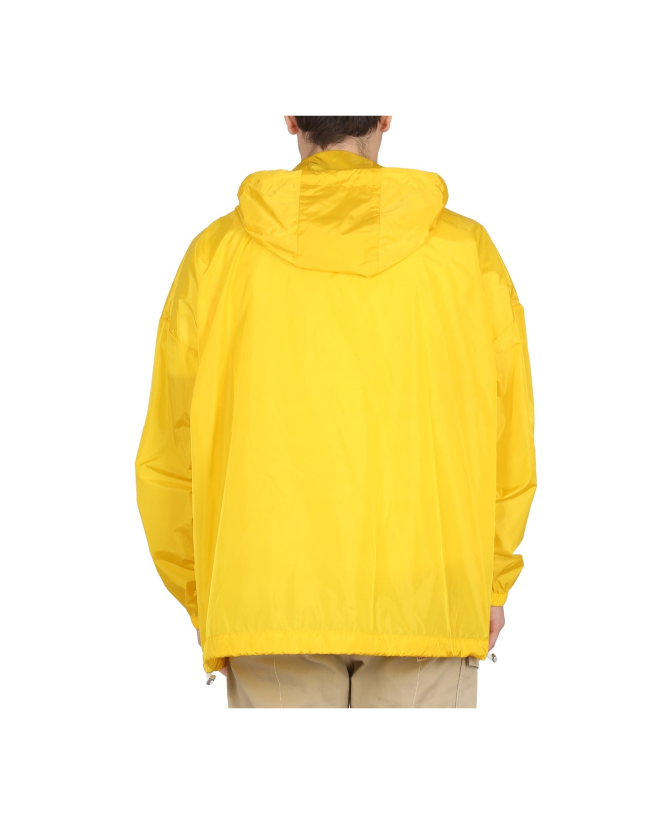 Dsquared2 Jacket With Logo Patch - ORANGE