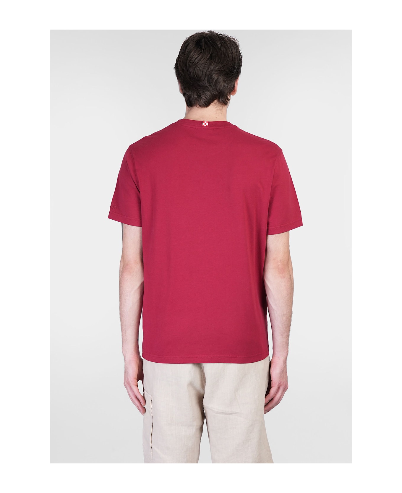 MC2 Saint Barth Dover L T-shirt In Bordeaux Cotton - bordeaux