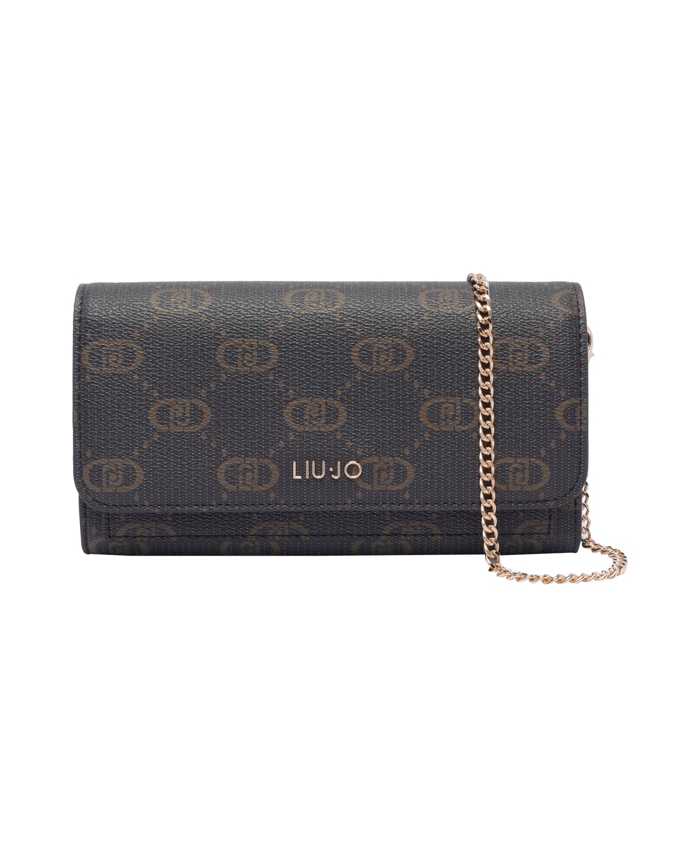 Liu-Jo Logo Wallet - Brown