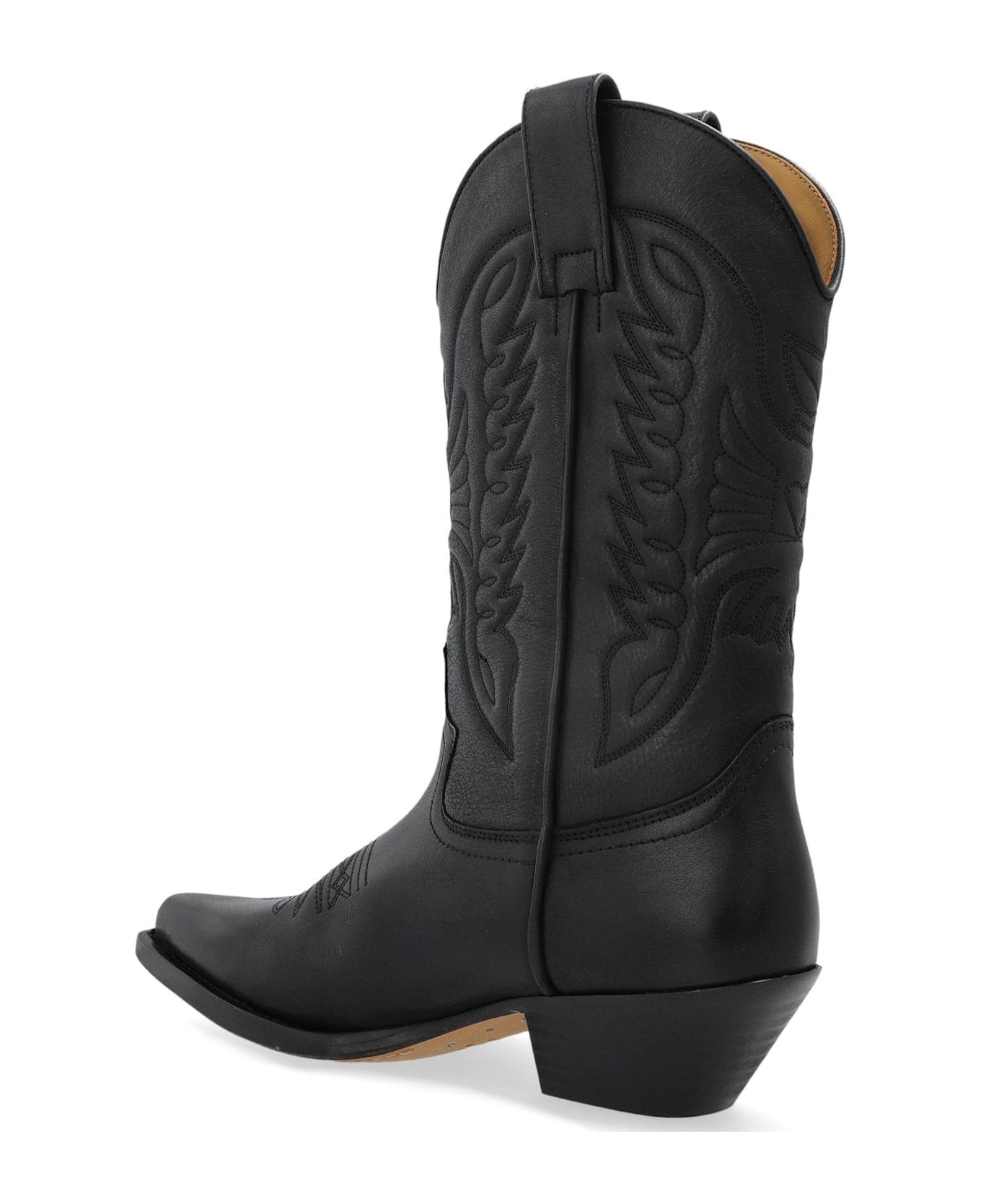 MM6 Maison Margiela Western Boots - Black