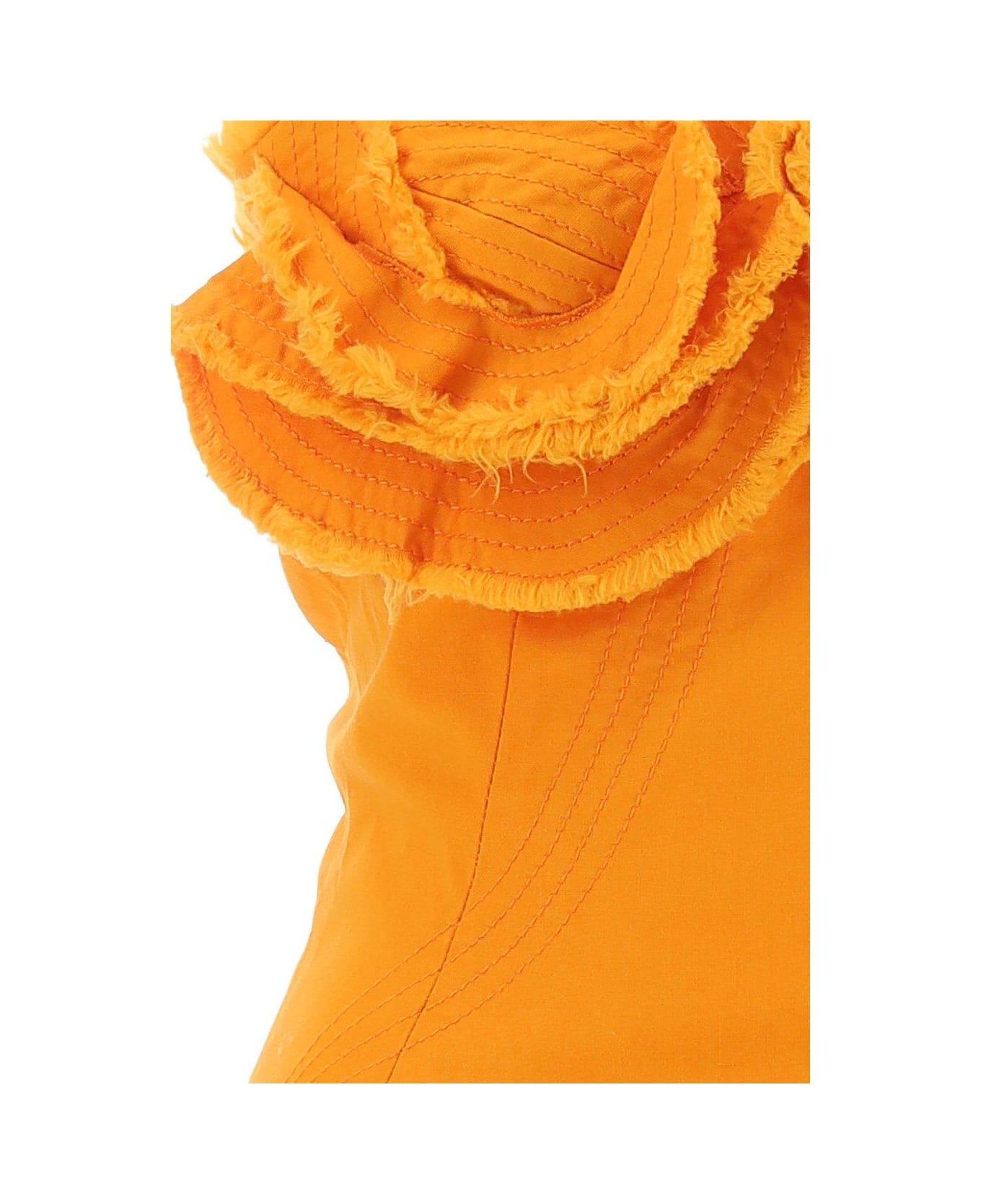 Jacquemus La Robe Artichaut Mini Dress - Orange
