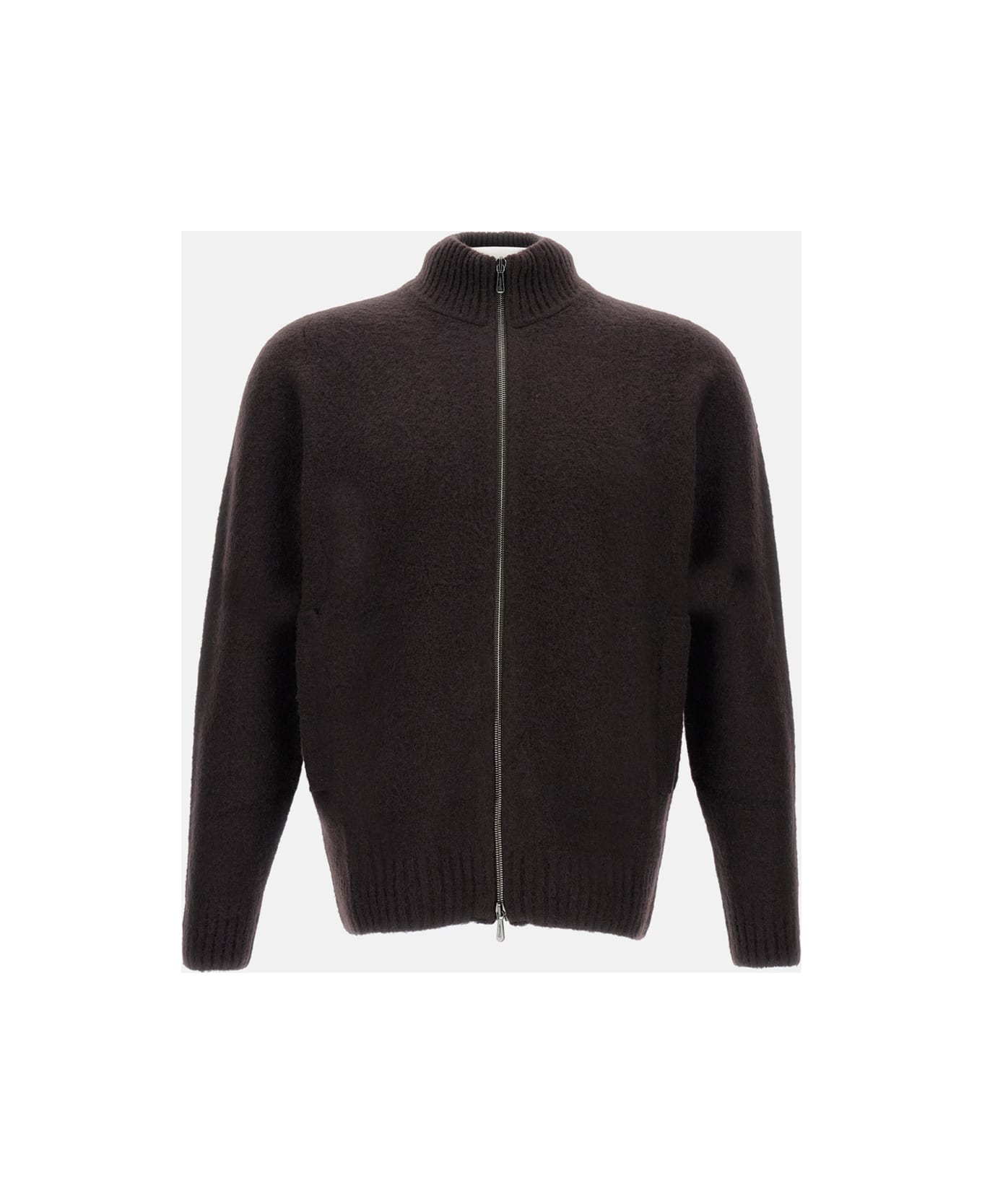 Drumohr Brushed Cardigan - Brown