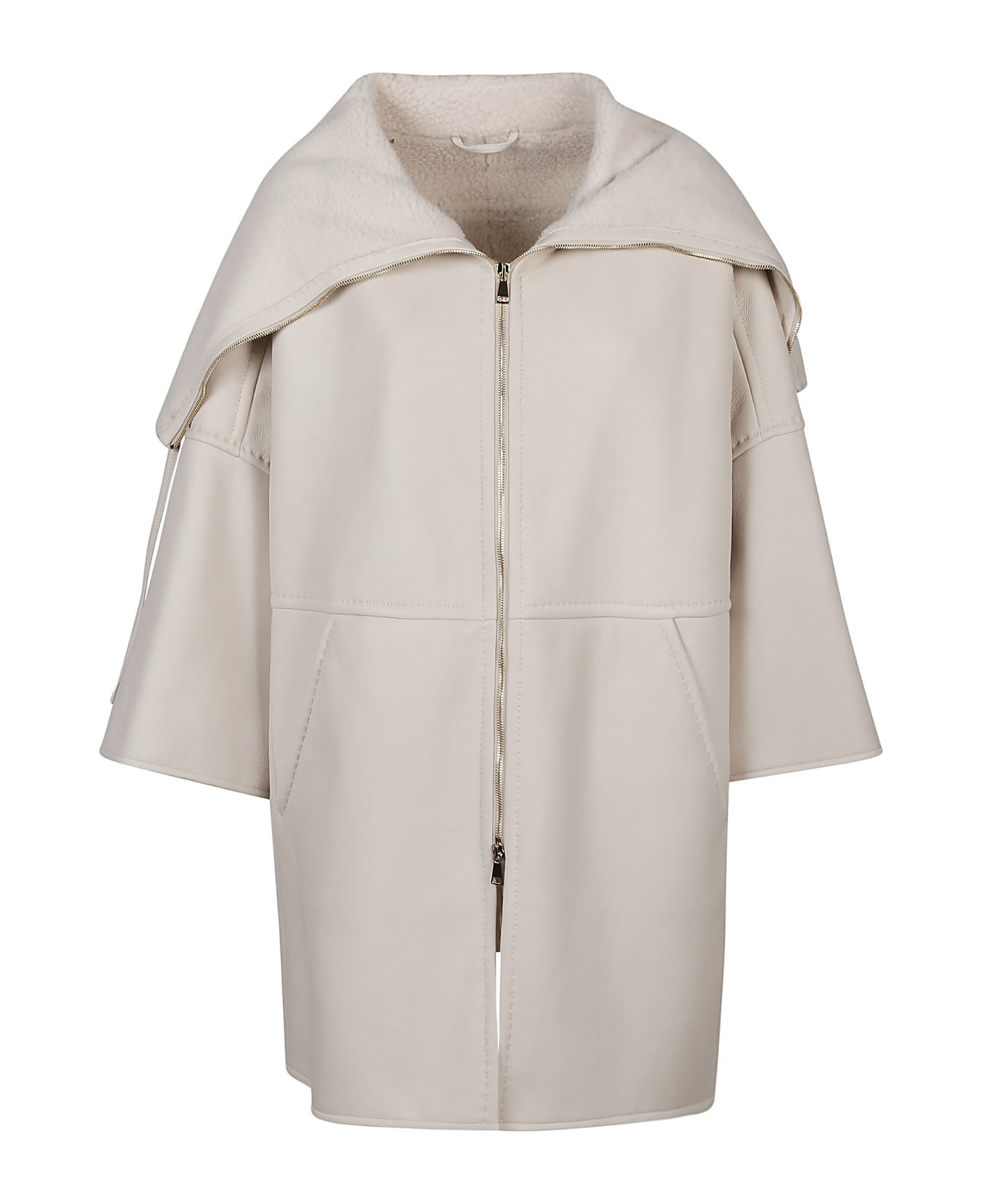 Max Mara Atelier Pappino Jacket - White コート