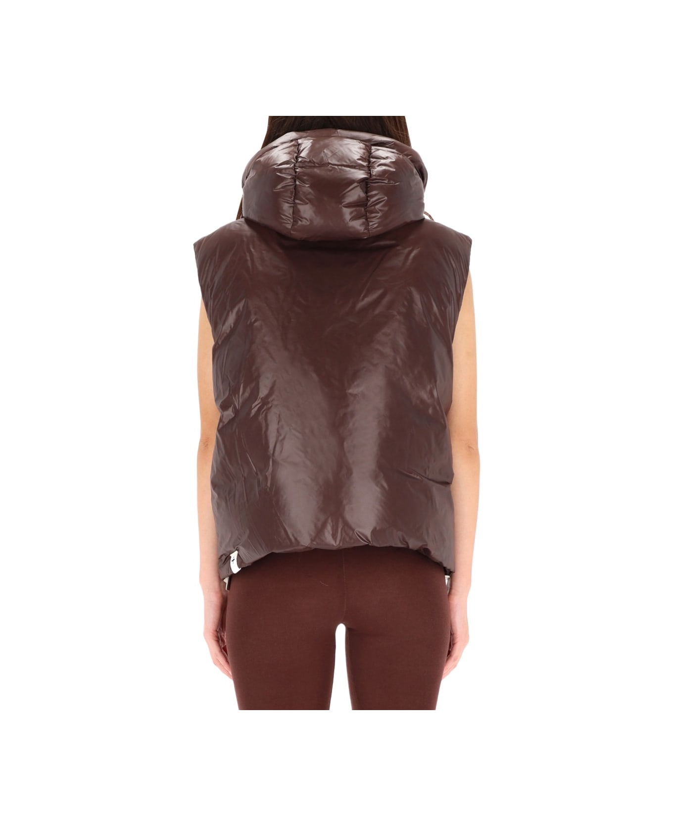 Jil Sander Padded Vest - BORDEAUX