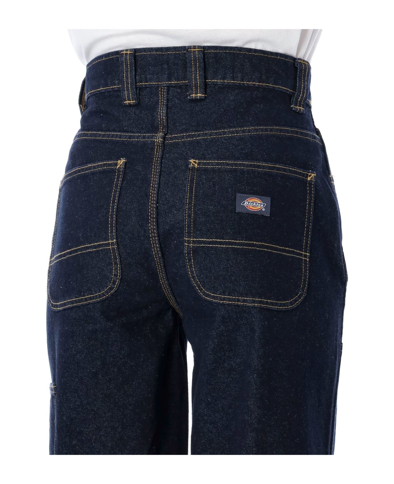 Dickies Madison Double Knee Jeans - BLUE RINSED デニム