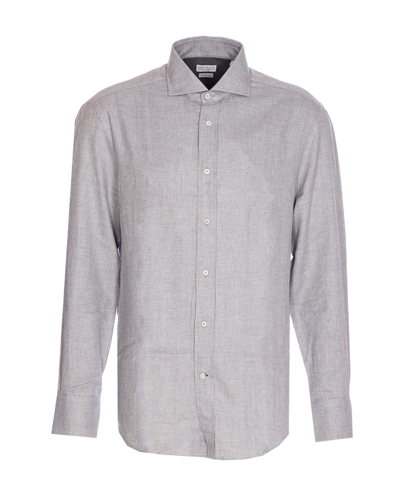 Brunello Cucinelli Flannel Shirt - Grey