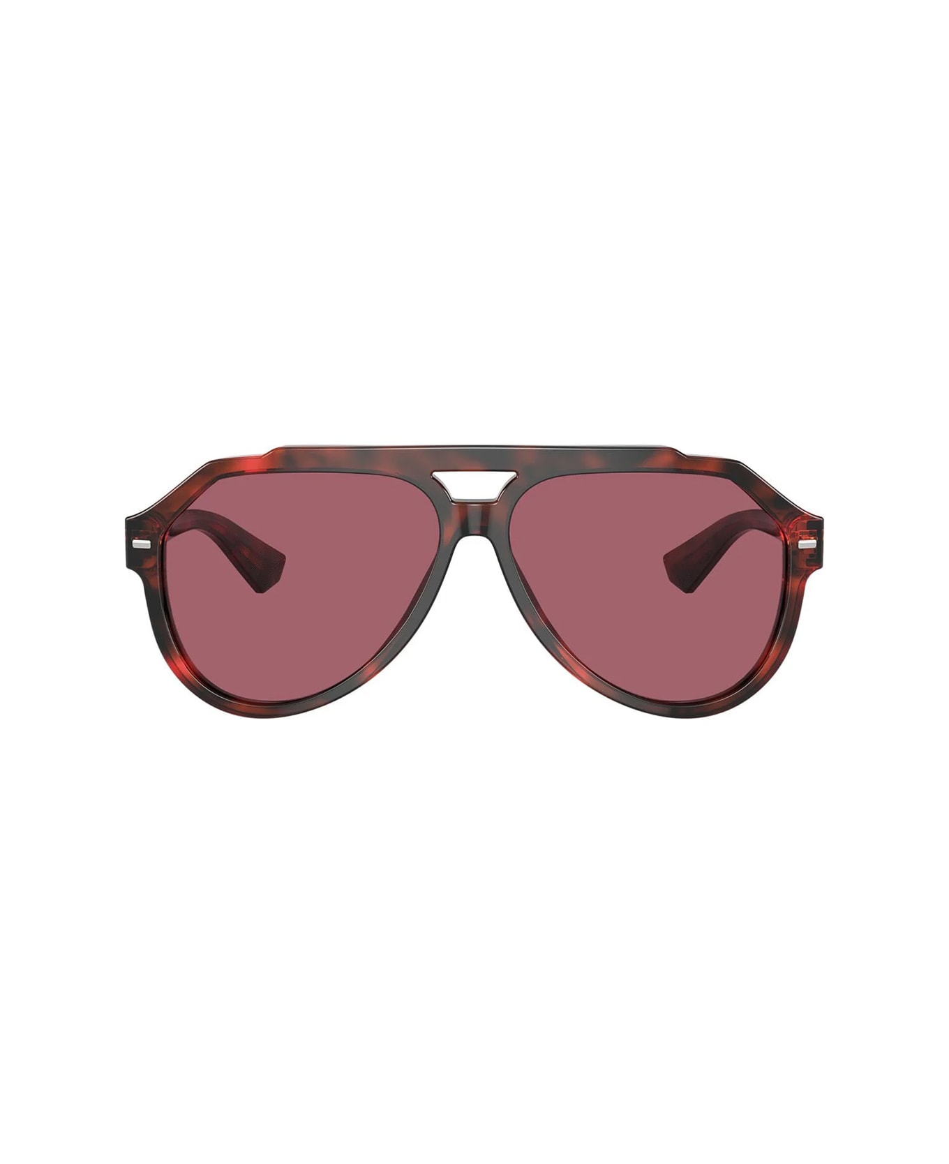 Dolce & Gabbana Eyewear Dg4452 Linea Banano 335869 Havana Rosso Sunglasses - Marrone