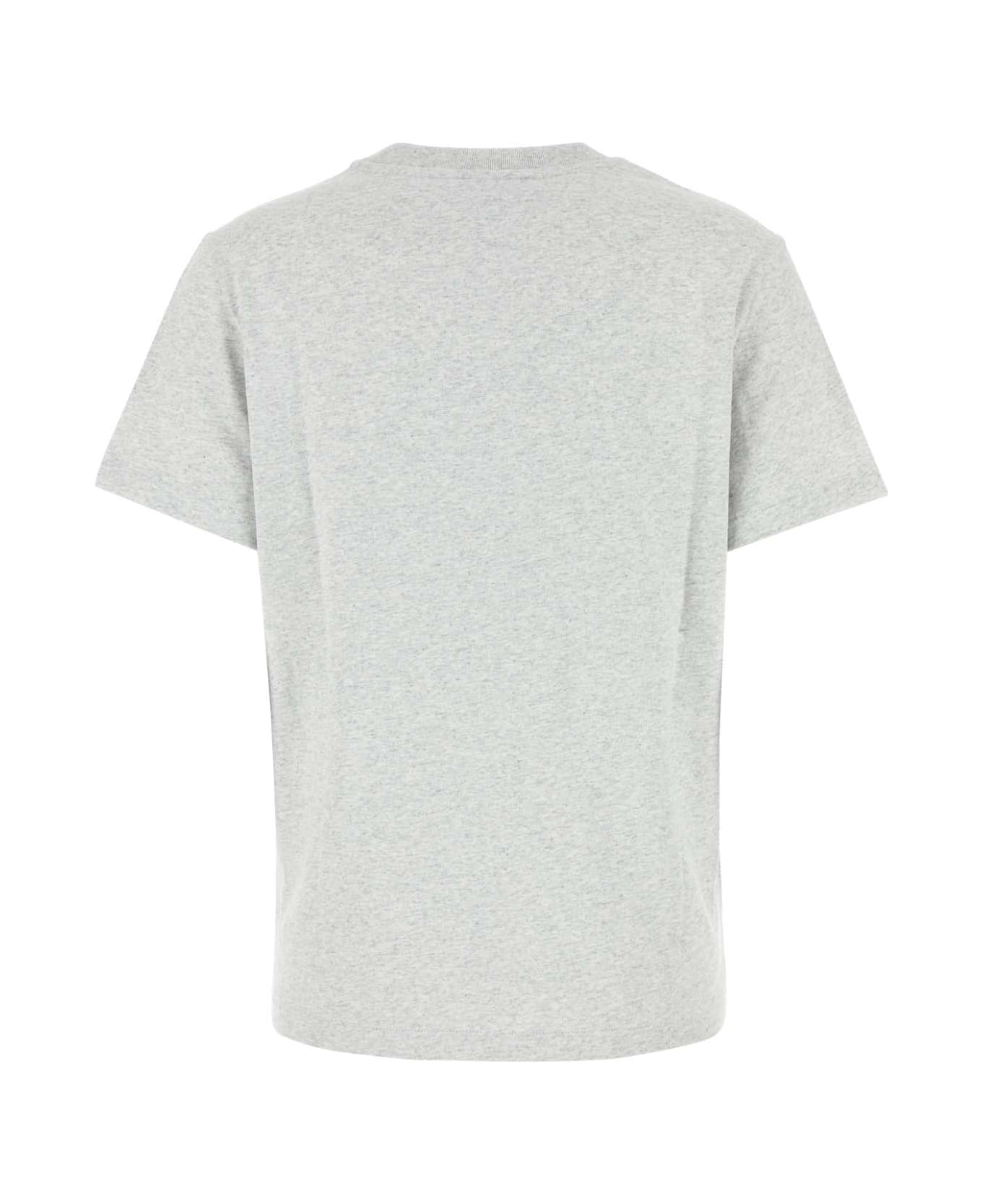 A.P.C. Light Grey Cotton T-shirt - GRISCHINENOIR