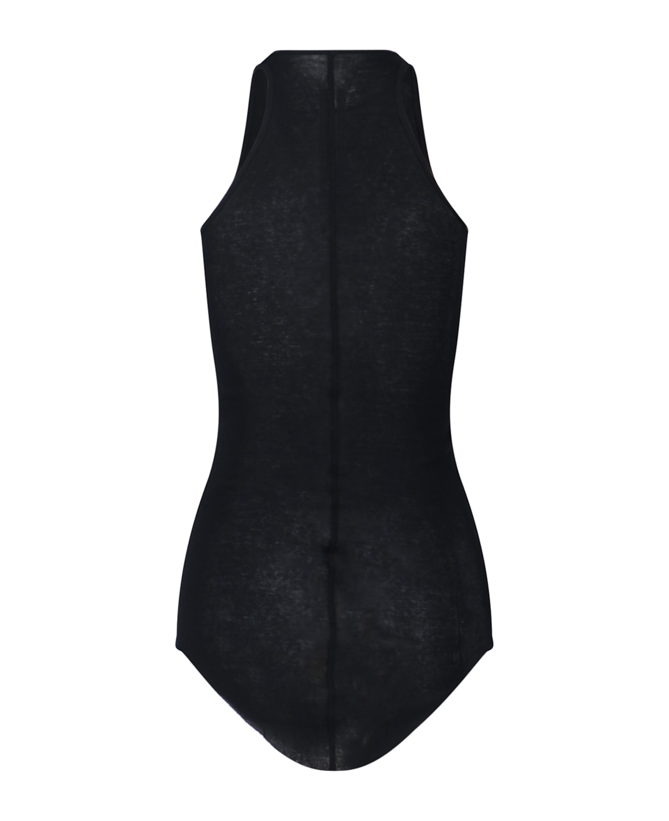 Rick Owens Semi-transparent Bodysuit - BLACK