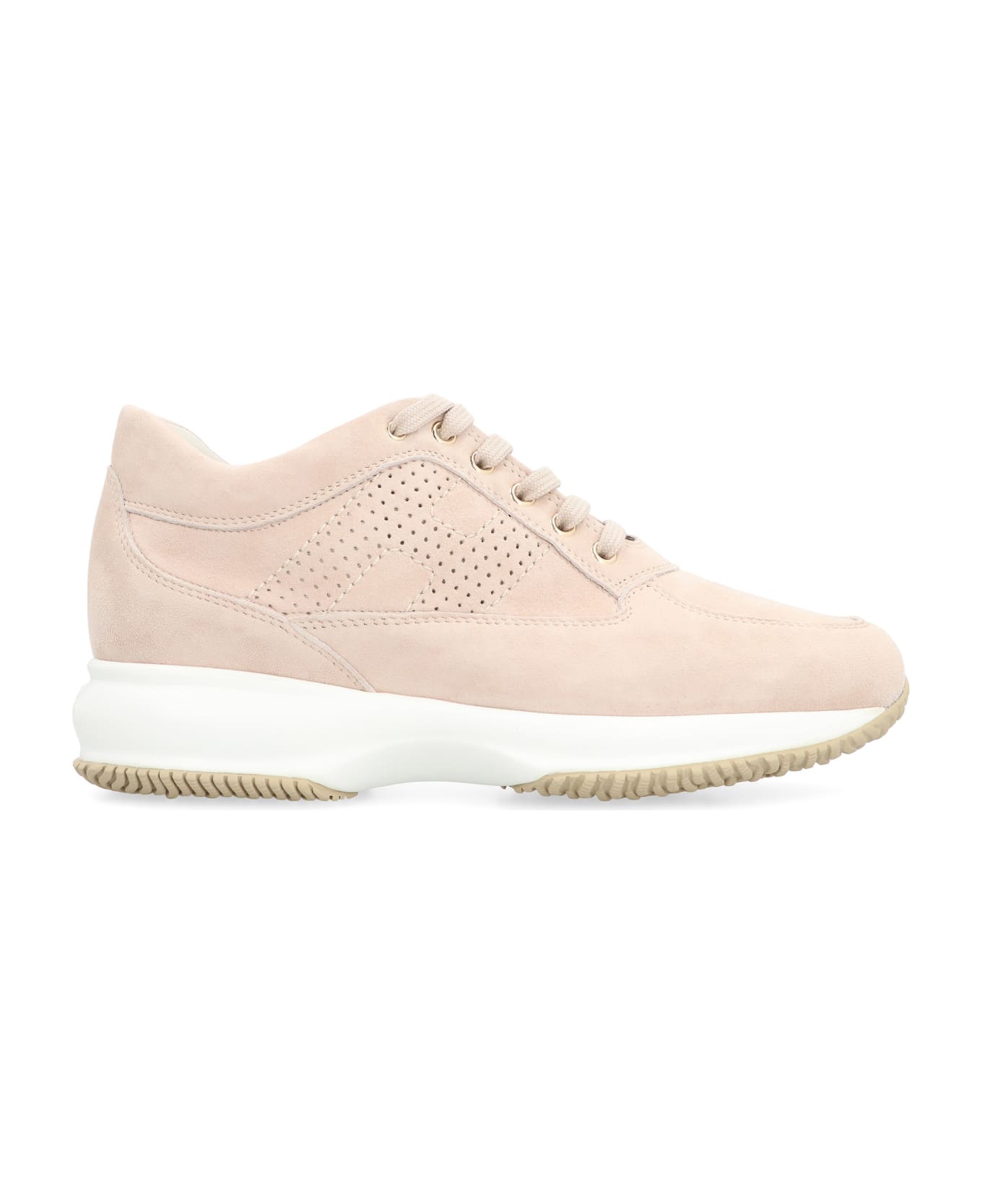 Hogan Interactive Suede Sneakers - Beige