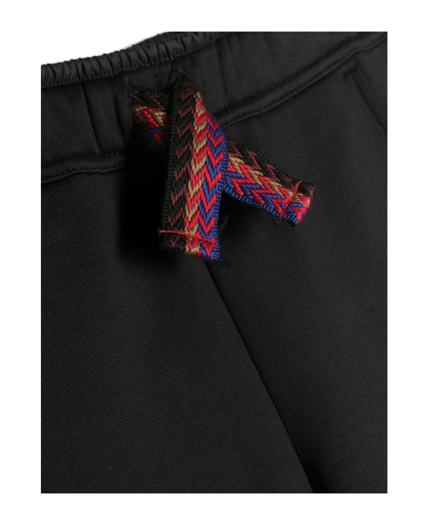 Lanvin Black Polyester Trousers - B Nero ボトムス
