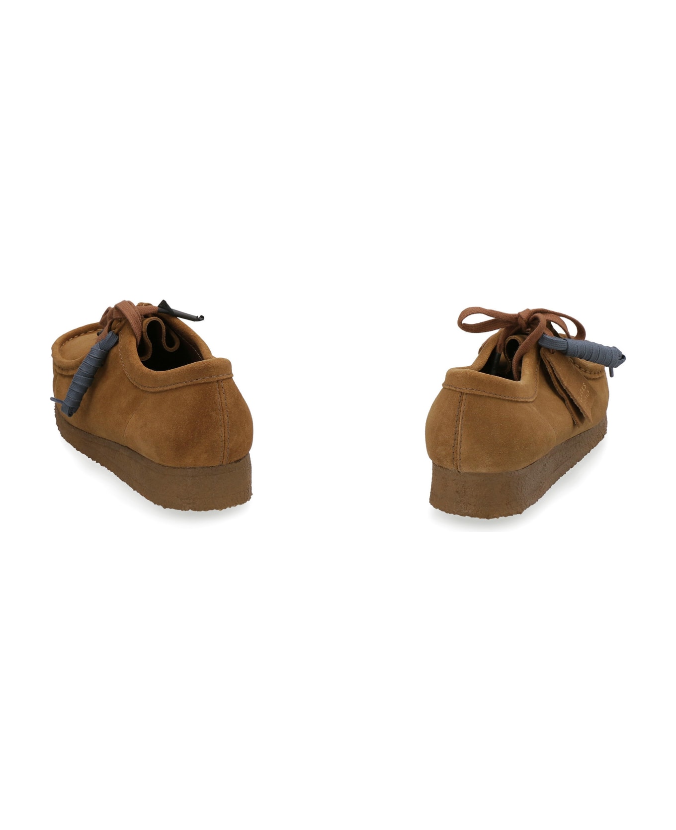 Clarks Wallabee Suede Lace-up Shoes - Saddle Brown ローファー＆デッキシューズ
