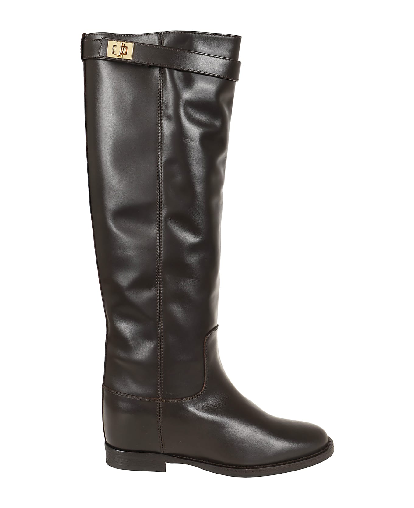 ロングブーツ VIA ROMA 15 FW25 STIVALE CON LUCCHETTO (3807 TESTADIMORO) Via Roma 15 Stivale Con Lucchetto | italist