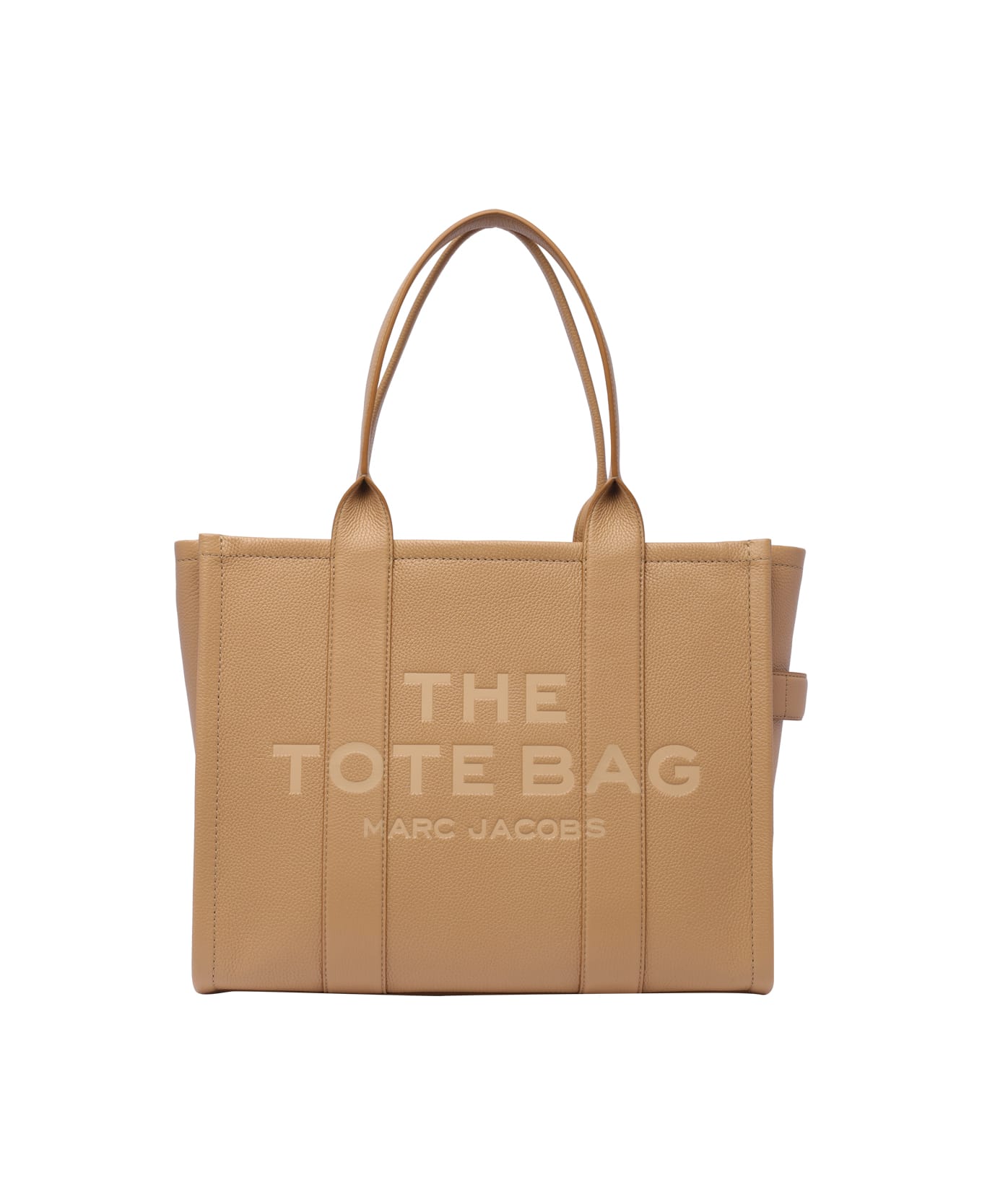 Marc Jacobs The Leather Large Tote Bag - Beige